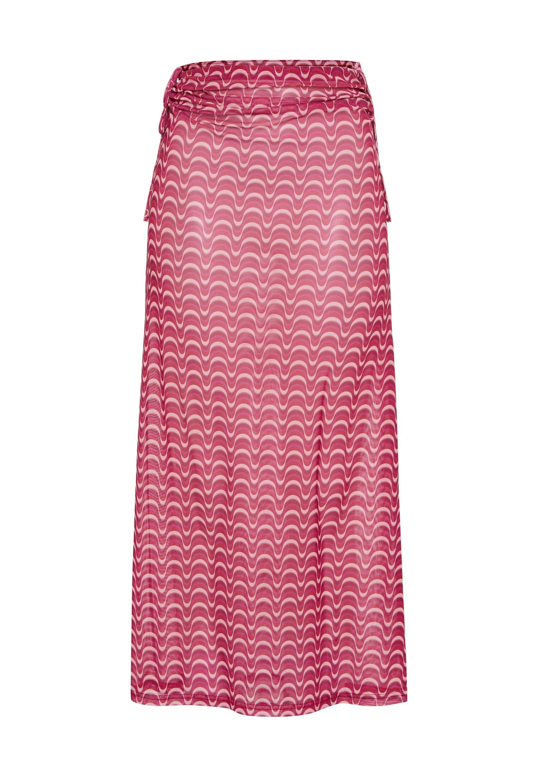 LSCN by LASCANA Meshrock mit Alloverdruck, Strandrock, Cover-up