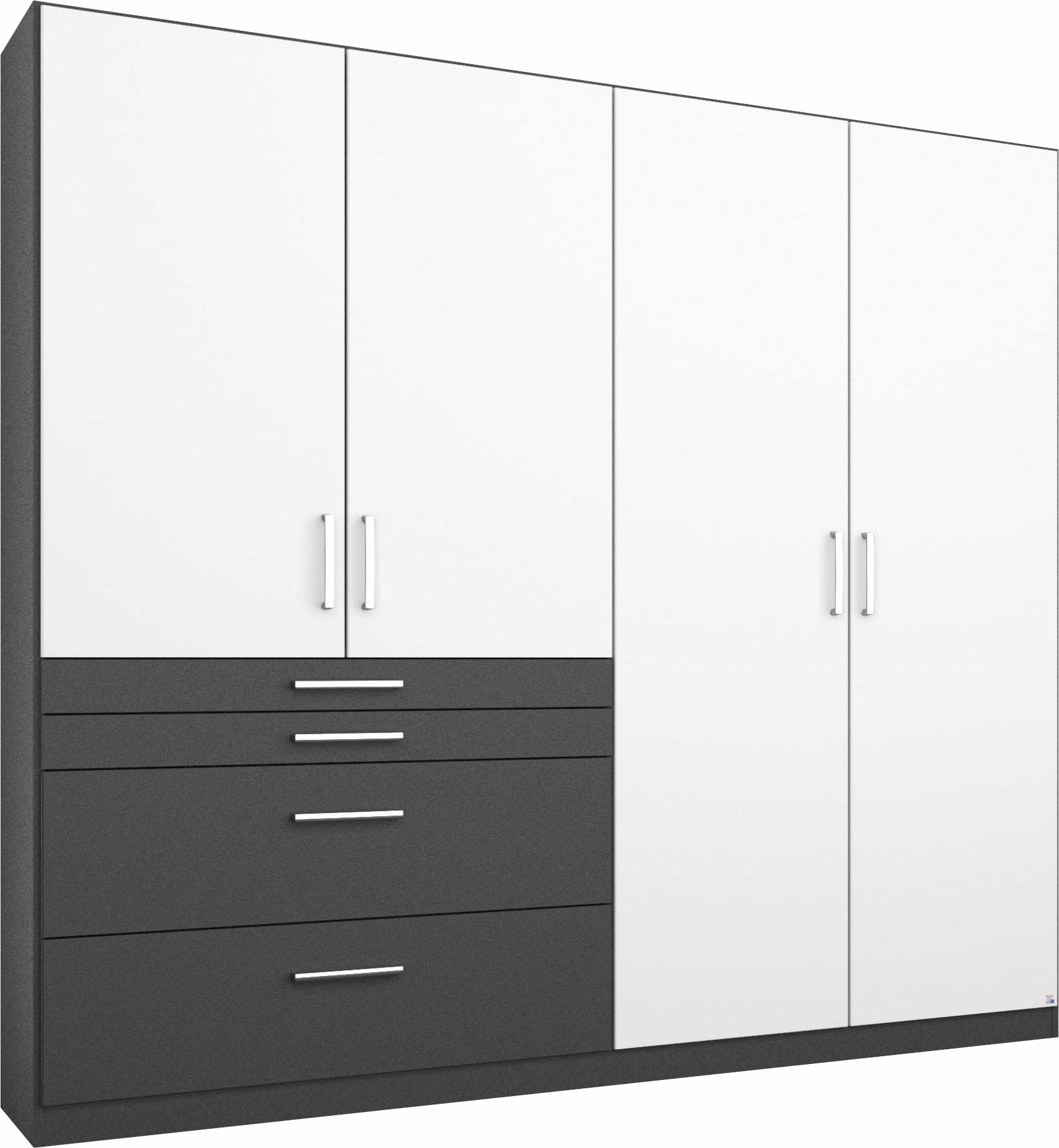 rauch Kleiderschrank "Harburg Drehtürenschrank Schlafzimmerschrank mit viel Stauraum" oberste Schublade mit praktischer Facheinteilung MADE IN GERMANY