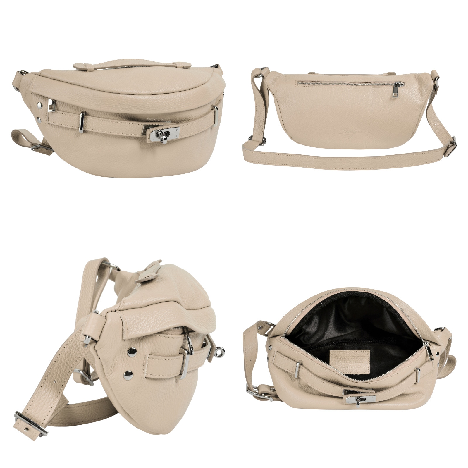 Samantha Look Gürteltasche, echt Leder, Made in Italy