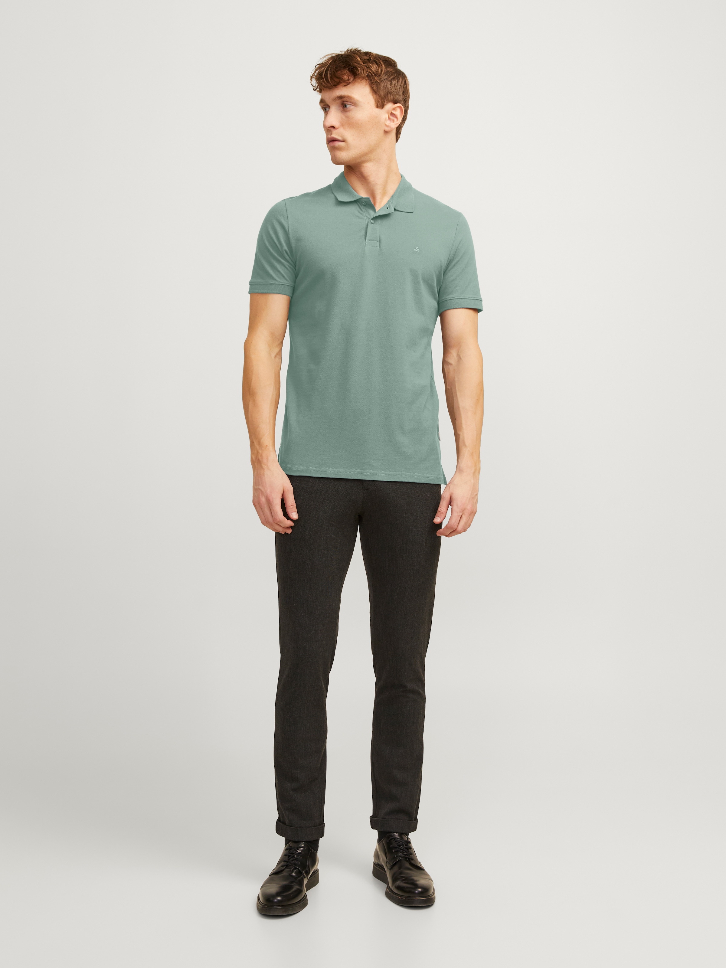 Jack & Jones Poloshirt »JJEBASIC POLO SS NOOS«, mit Logo Stickerei