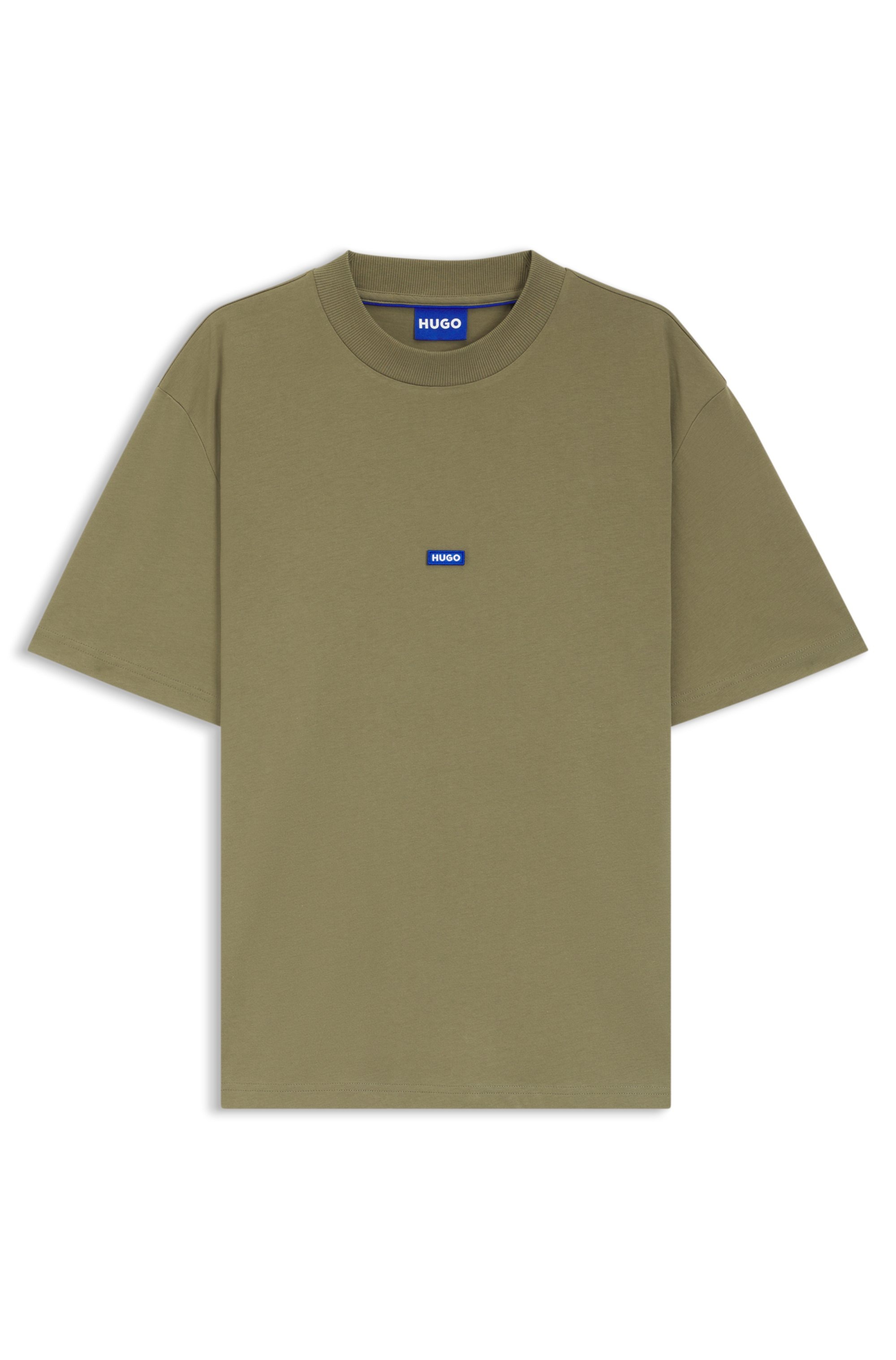 HUGO Blue T-Shirt »Nieros«, mit Logo-Patch