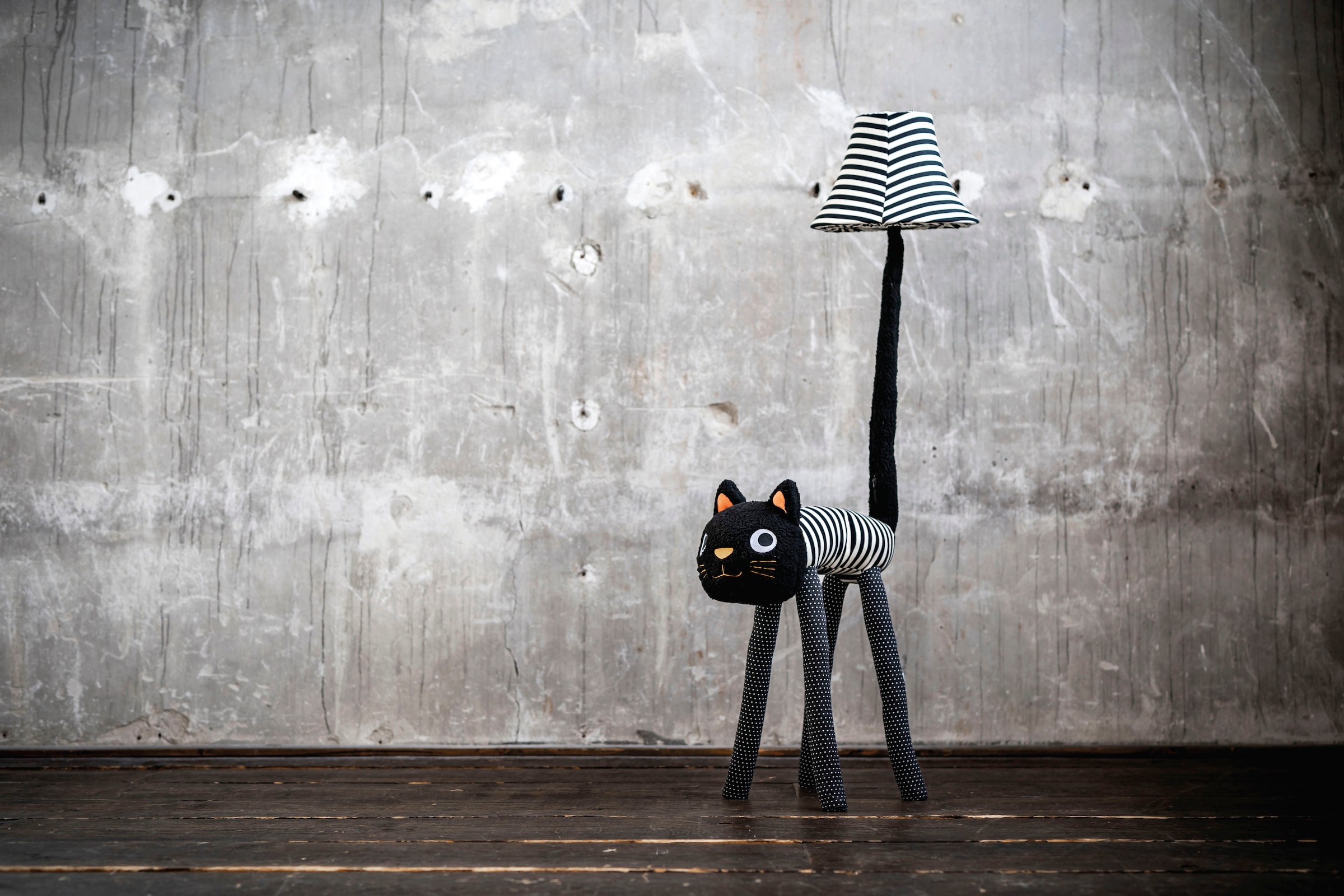 LED Stehlampe »Luna die Katze«, 1 flammig-flammig, Hochwertig, Einzigartig,...