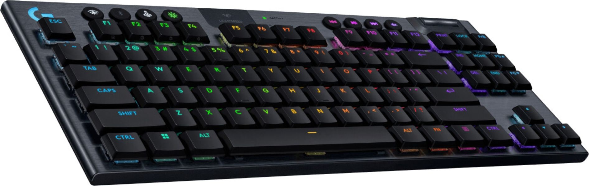 Logitech G Gaming-Tastatur »G915 X LIGHTSPEED TKL Wireless Gaming Keyboard - BLACK - US INT'L«