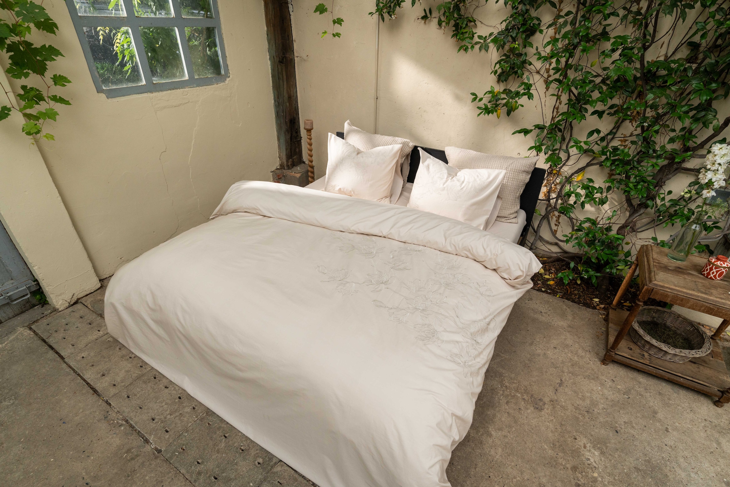 kayori Wendebettwäsche "Hara" 2 Stk. Mit stilvoller Stickerei günstig online kaufen