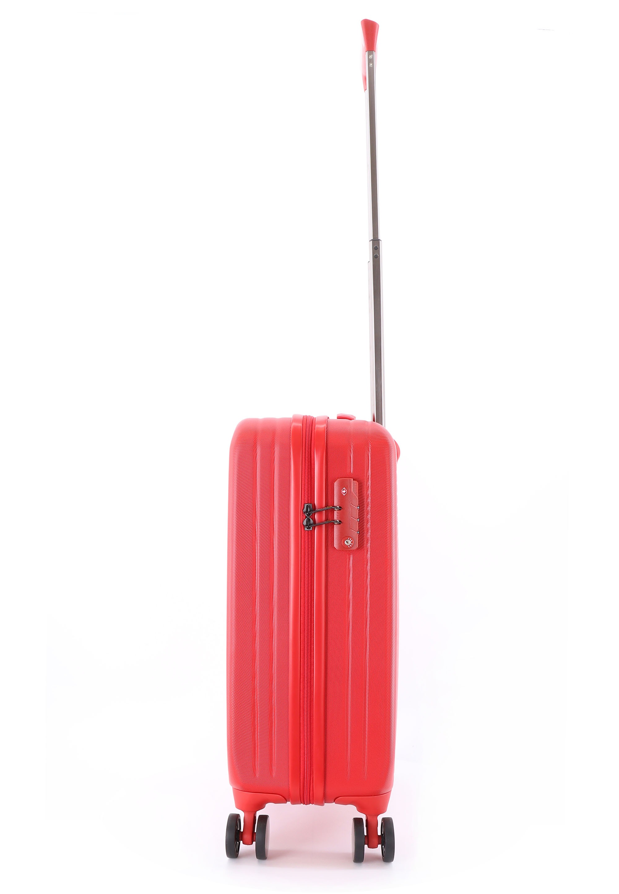 Koffer NATIONAL GEOGRAPHIC "Pulse", Gr. B/H/T: 40cm x 56cm x 20,5cm, rot, unifarben, Koffer, hergestellt aus dem ABS-Material 3