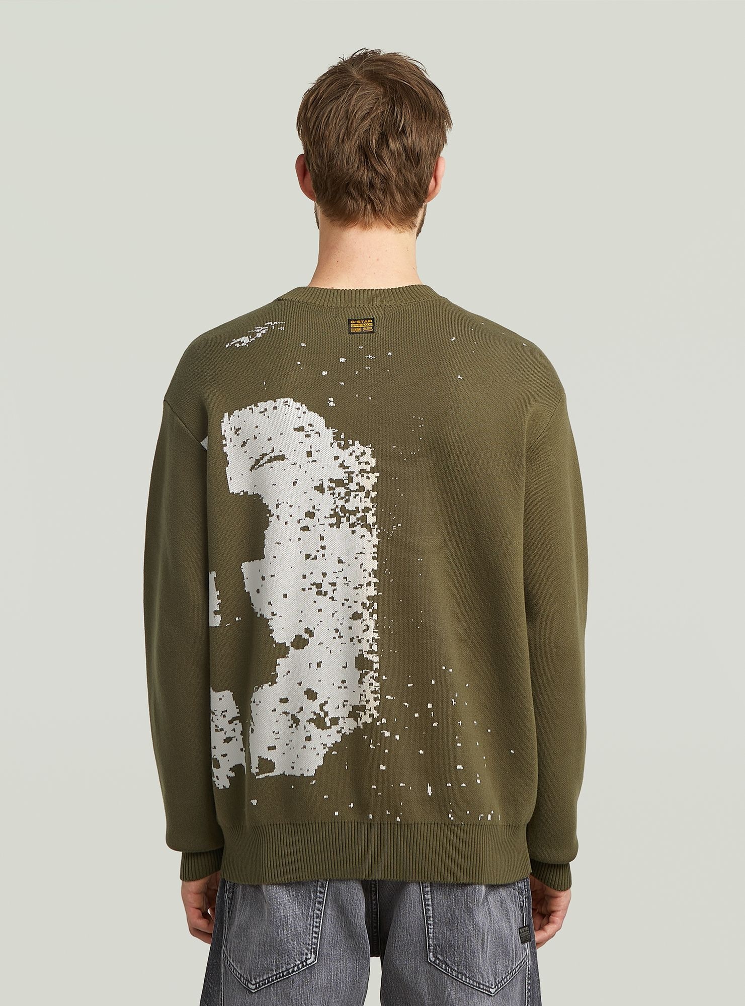 G-STAR Longpullover "Sprayed 89 Relaxed Knit" günstig online kaufen