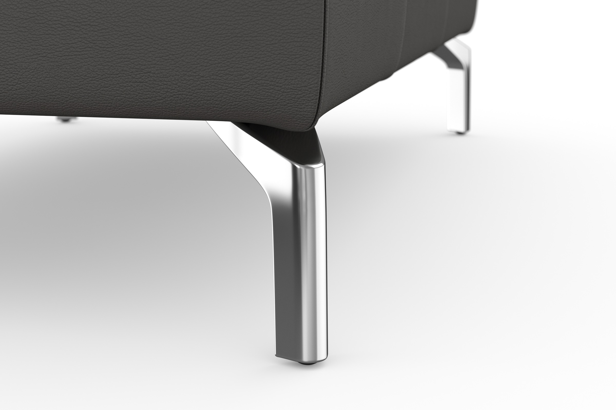 sit&more Hocker »Bendigo«, mit Klappfunktion, Bodenfreiheit 15 cm, wahlweise in 2 Fußfarben