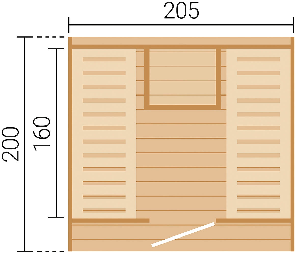weka Saunahaus »Laadi 2«