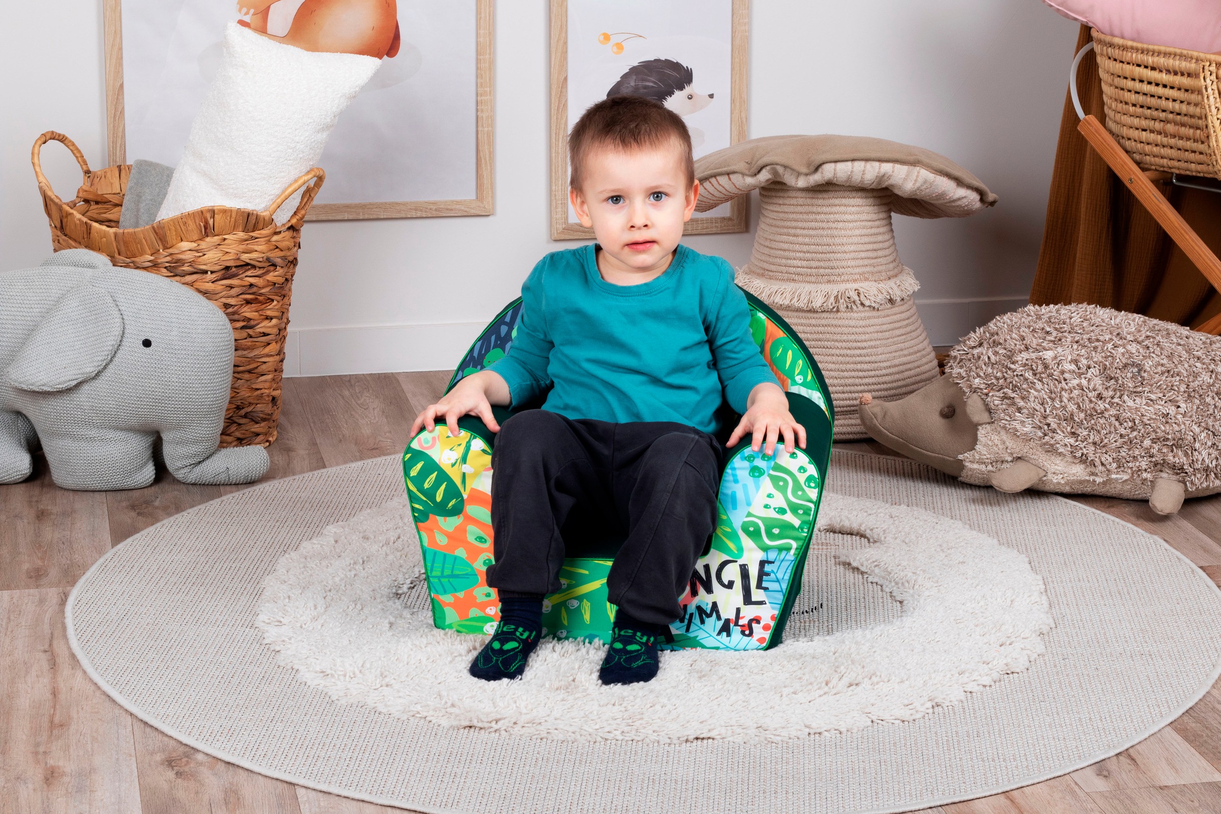 Knorrtoys® Sessel »Jungle animal« für Kinder; Made in Europe