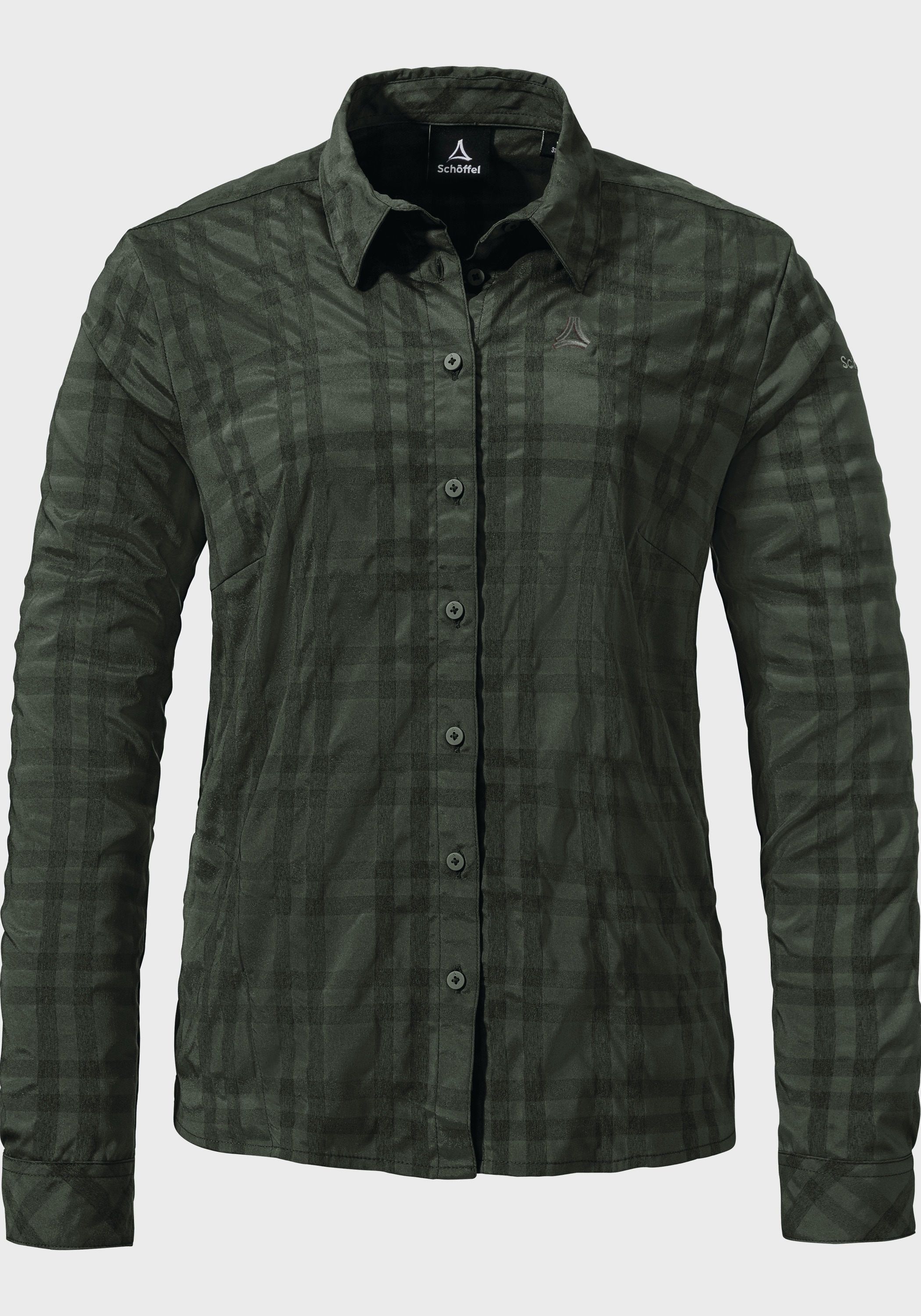 Schöffel Damen 6965 Grün Outdoorbluse "Hiking Blouse Style Yekuro Wms" erhältlich in Größe 36/38/40/42 von Baur