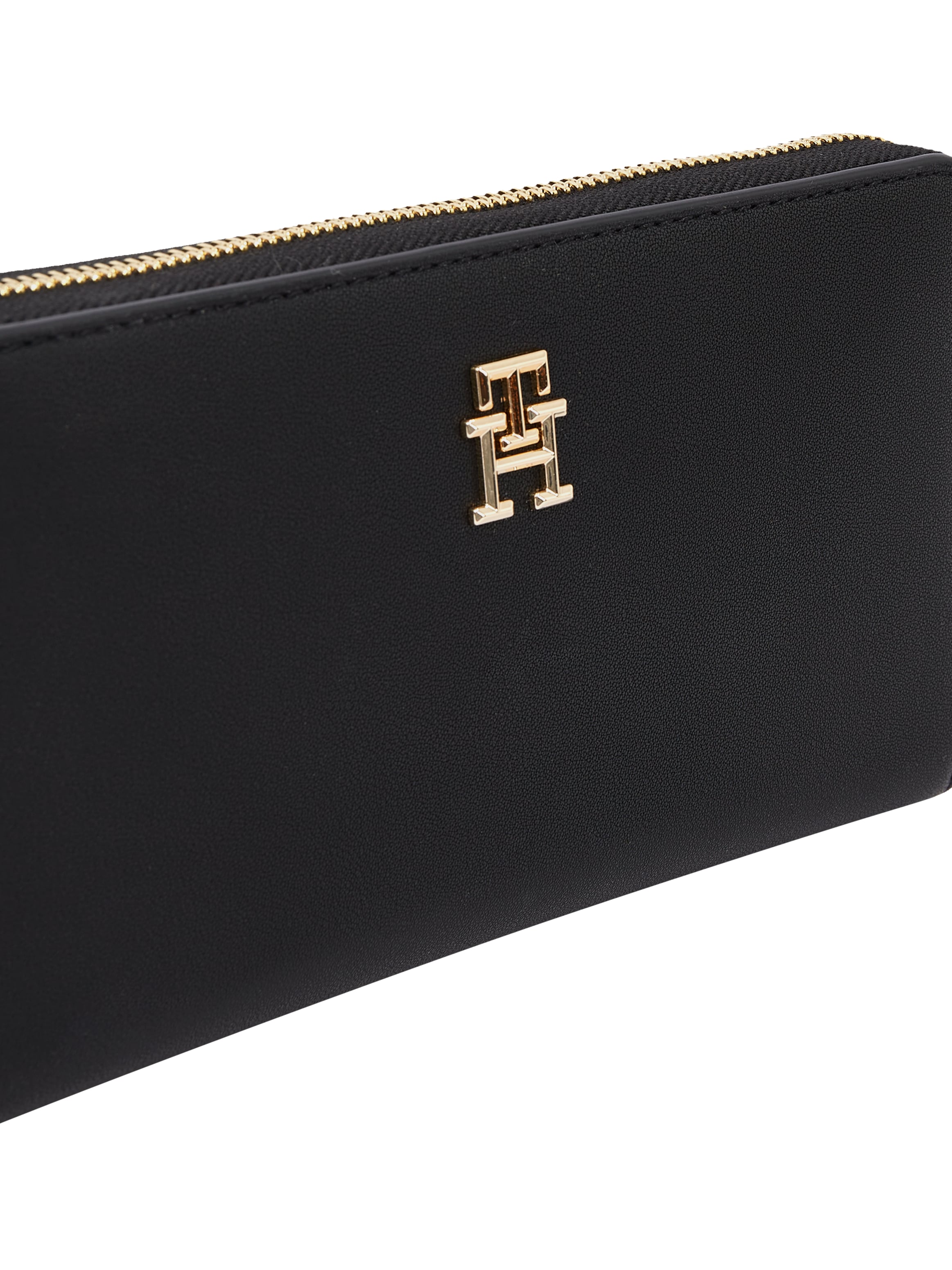 Tommy Hilfiger Geldbörse »TH LOGOTAPE LRG ZA«, Damen Portemonnaie, Geldbeutel in rechteckigem Format