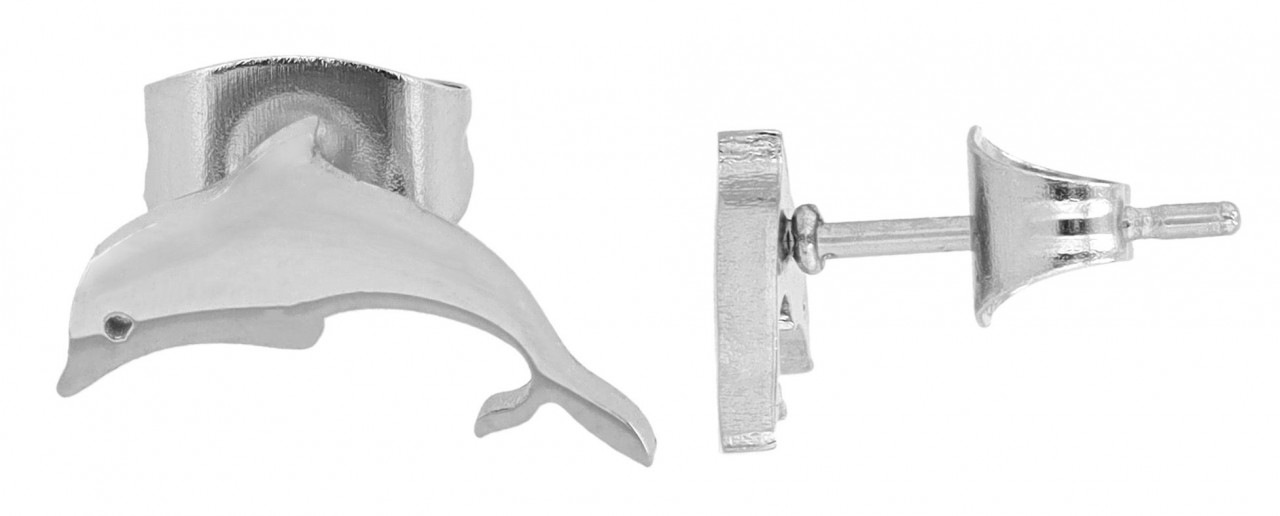 Paar Ohrhänger ADELIA´S "Damen Ohrstecker aus Edelstahl", silber, Ohrringe, Damen, Damen, Edelstahl 10