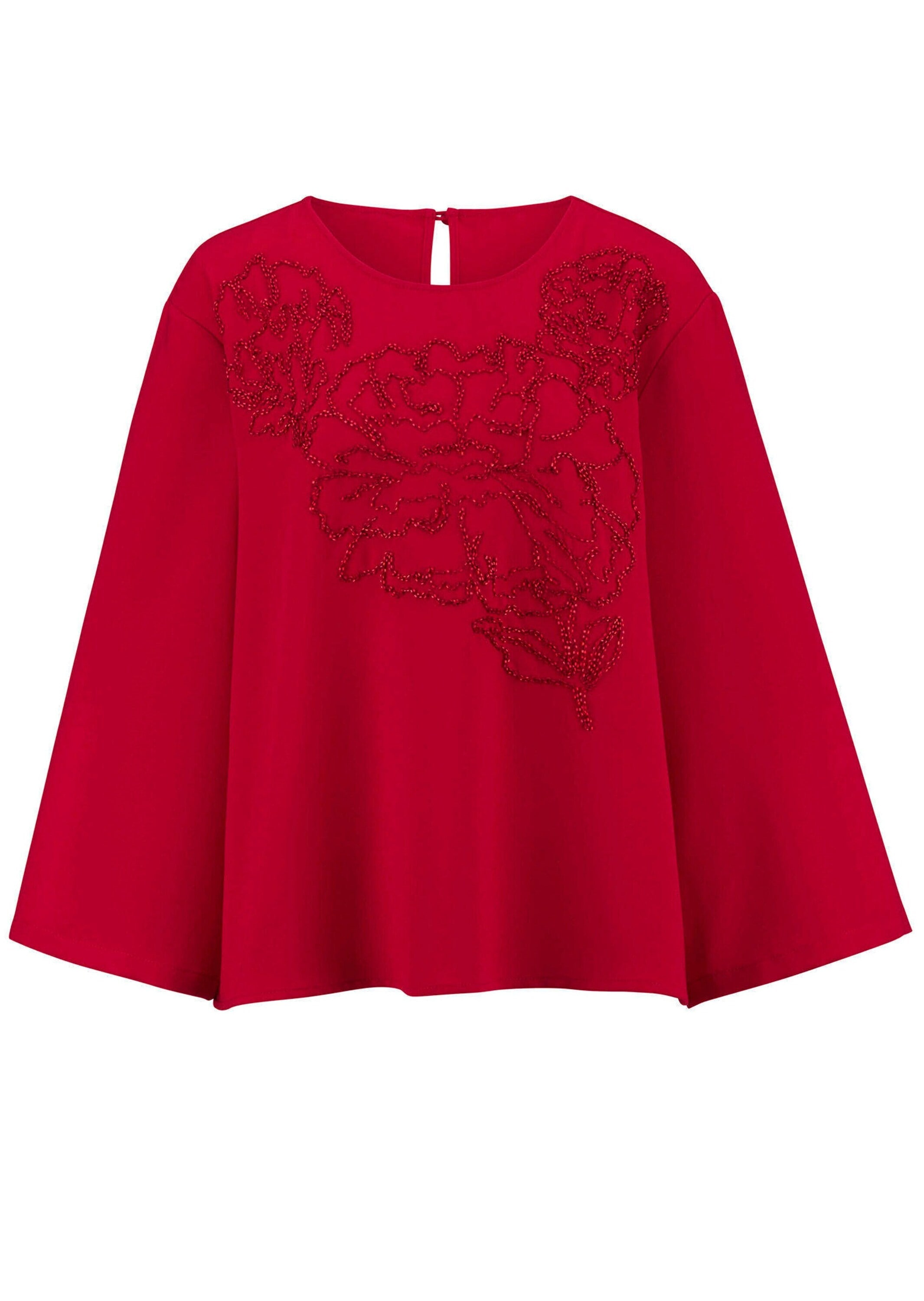 Alba Moda Schlupfbluse "Bluse Bluse mit Perlenmotiv" günstig online kaufen