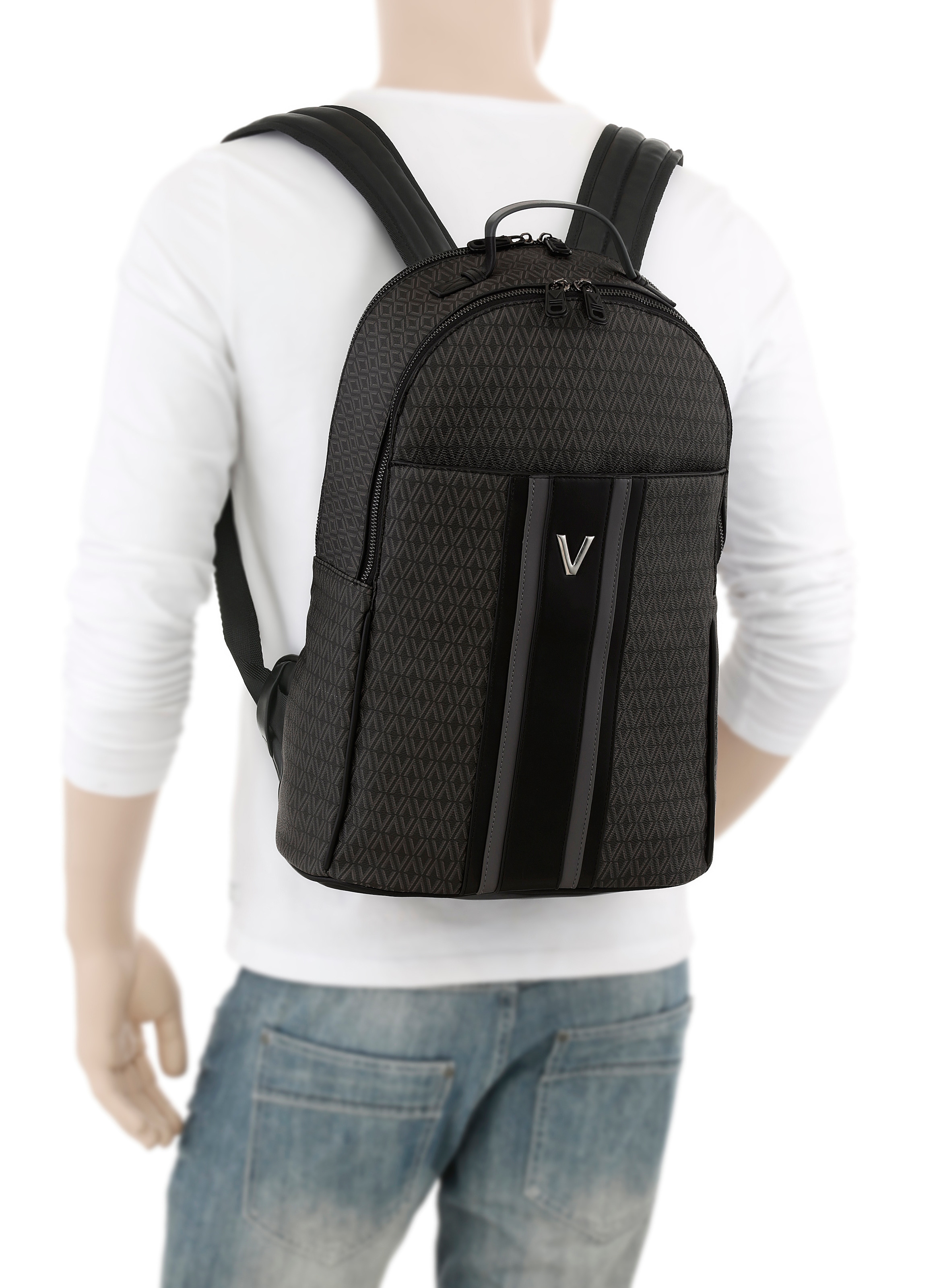 VALENTINO BAGS Cityrucksack »NERO/MULTICOLOR«, Freizeitrucksack Arbeitsrucksack Rucksack für Schule oder Universität