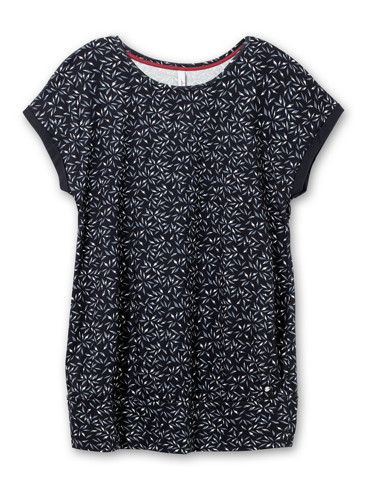 Sheego Shirtkleid »Große Größen«, mit Alloverdruck und breitem Saum