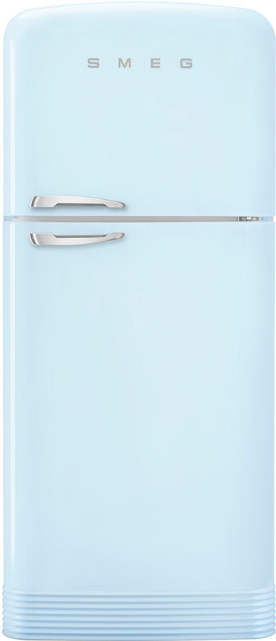 Smeg Right Hand Hinge FAB50RPB5 80/20 Frost Free Fridge Freezer - Pastel Blue - E Rated