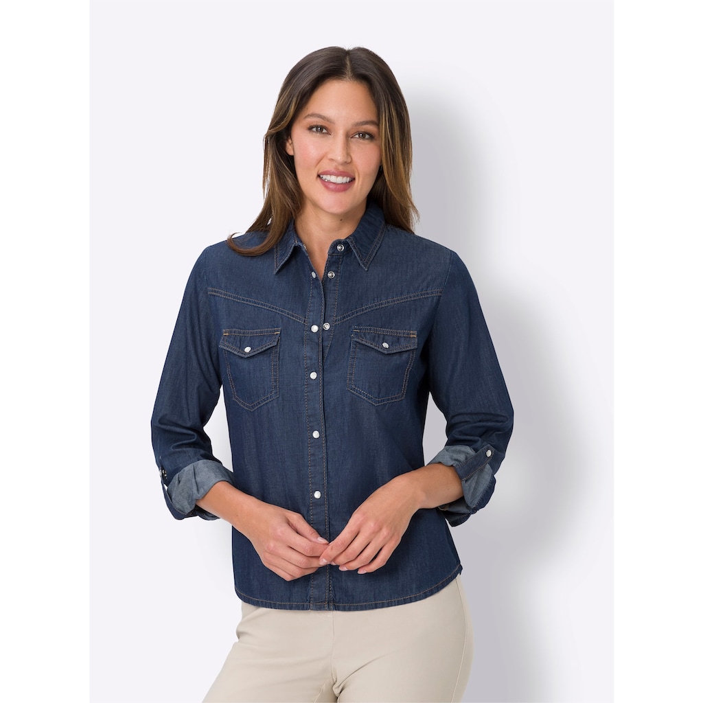 Classic Basics Jeansbluse