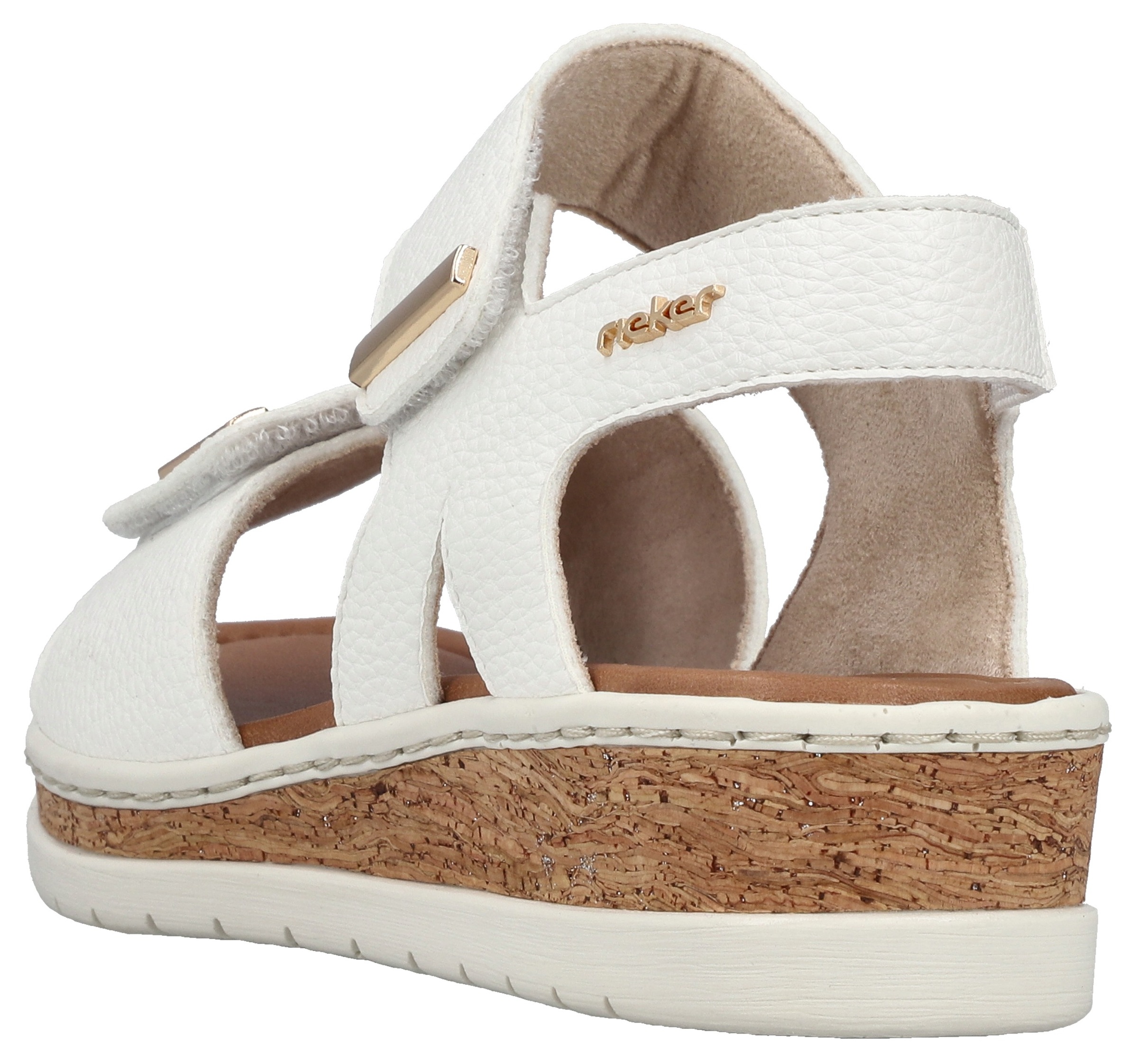 Rieker Keilsandalette Sommerschuh, Keilsandalette, Plateausandale mit Klett günstig online kaufen