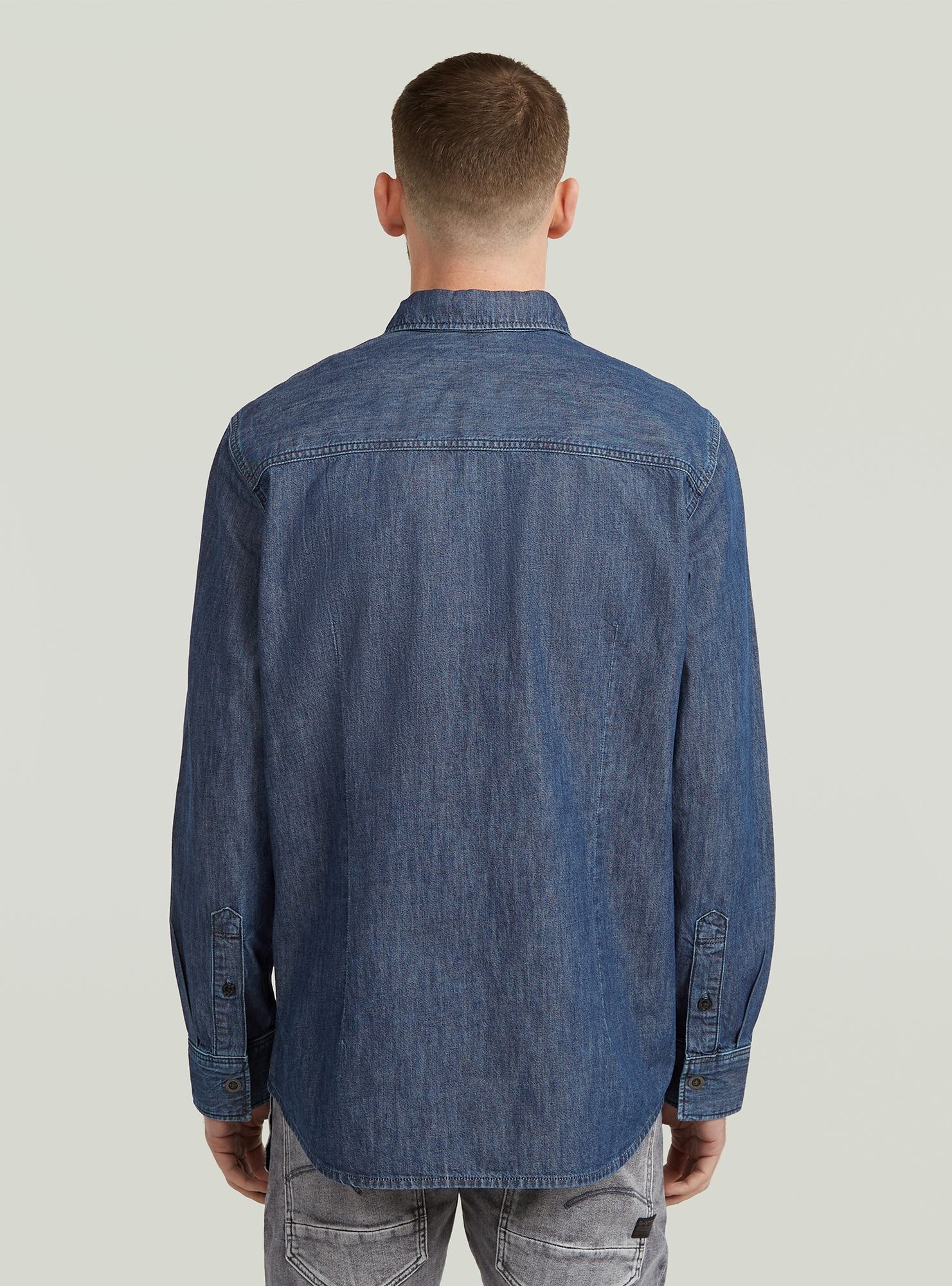 G-STAR Langarmshirt "Clean Slim Hemd" günstig online kaufen