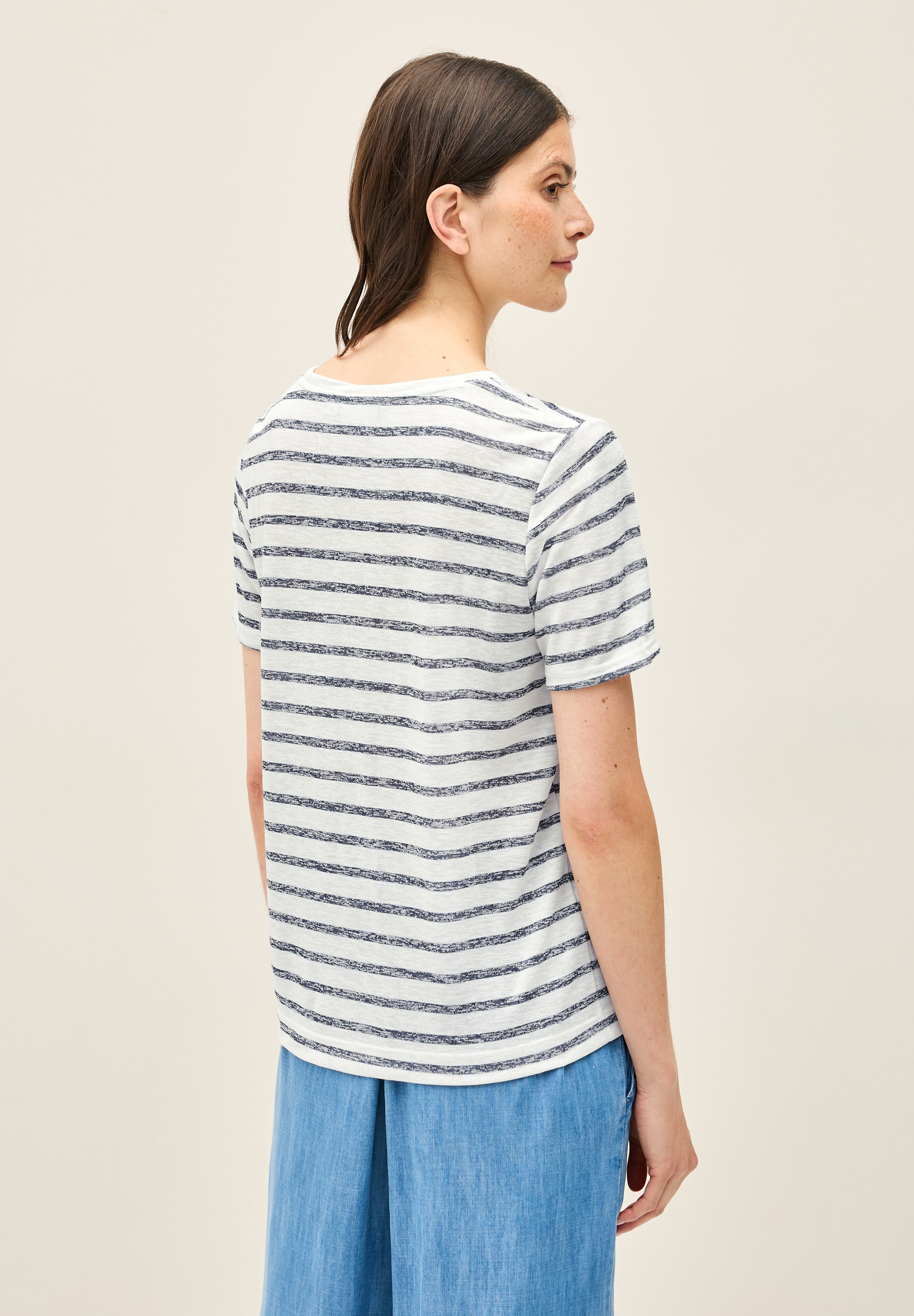 Cecil T-Shirt, aus elastischem Materialmix