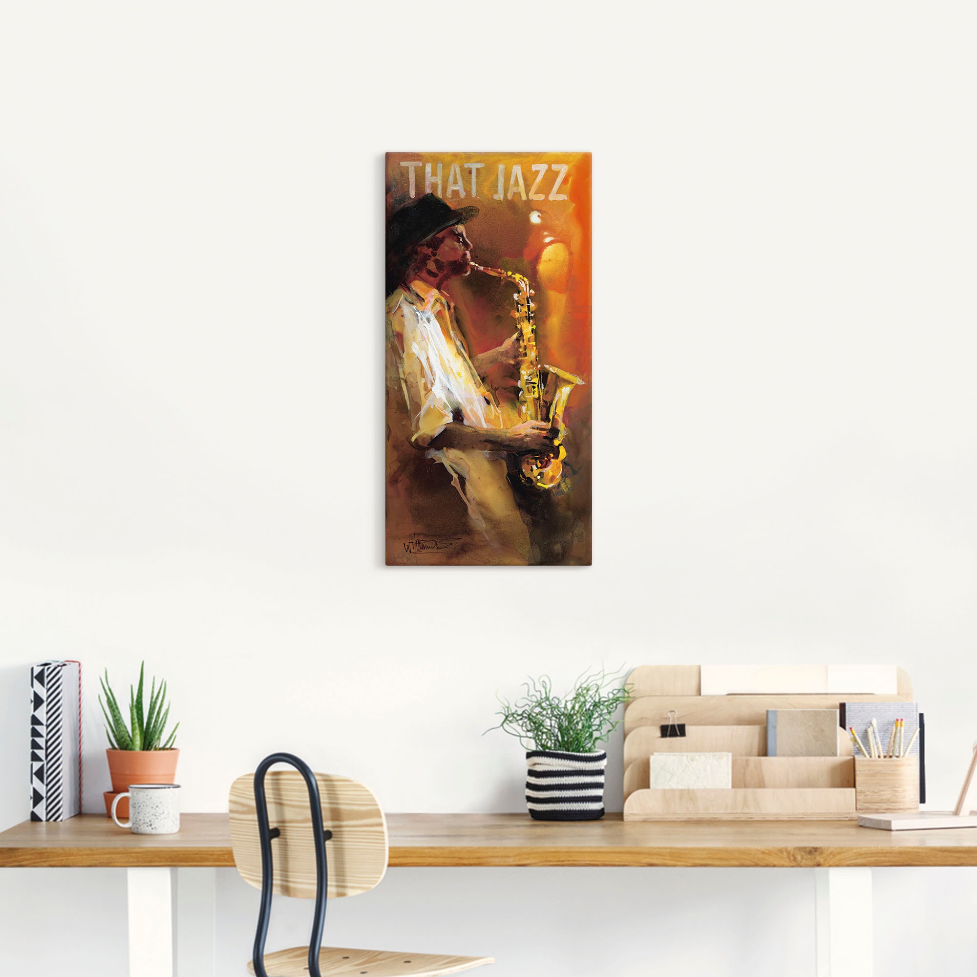 Artland Wandbild »Jazz«, Musiker, (1 St.), als Poster, Wandaufkleber in verschied. Größen