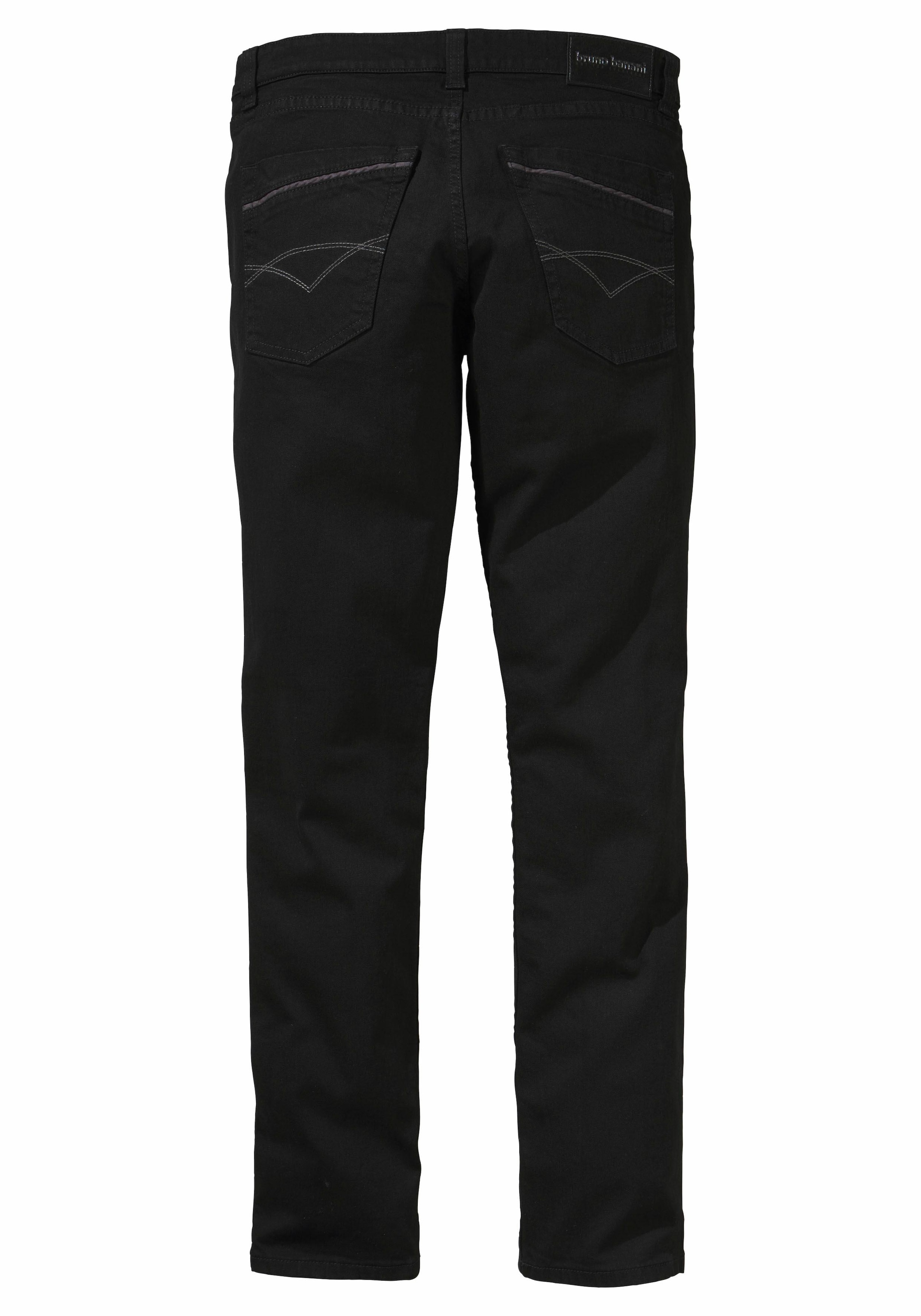 Bruno Banani Straight-Jeans »Dylan«, gerade Beinform, Used-Waschung, niedrige Leibhöhe