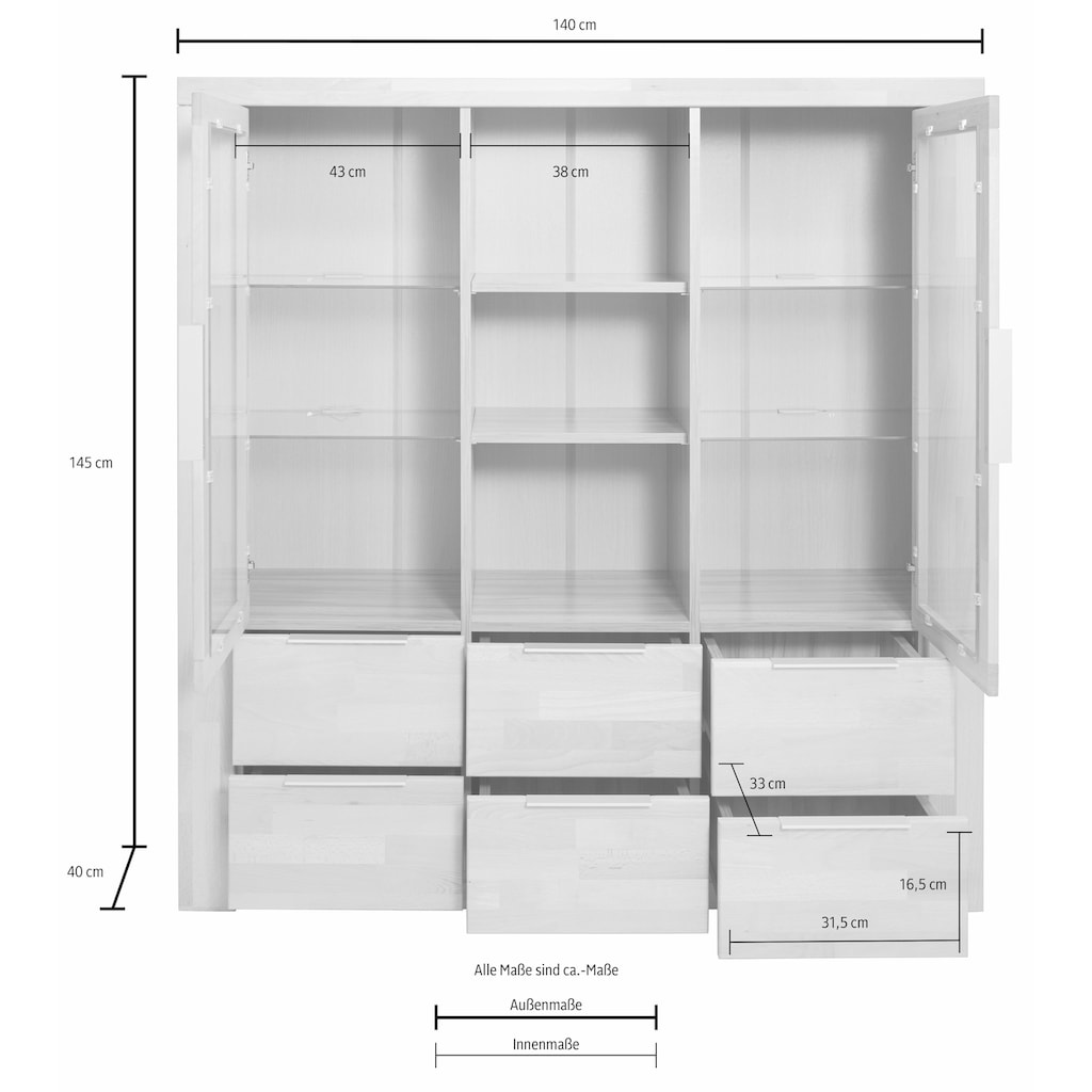 Woltra Highboard »Zara«