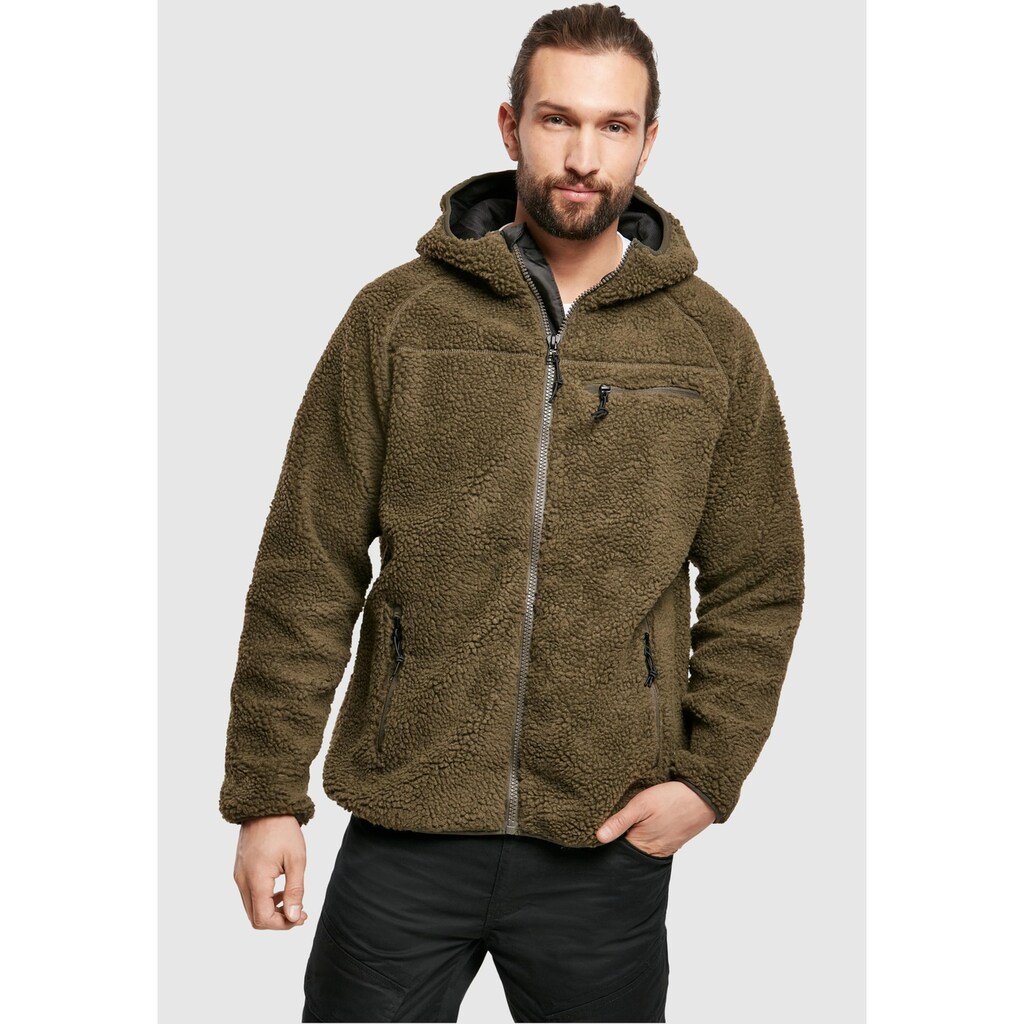 Brandit Anorak »Brandit Herren Teddyfleece Worker Jacket«, (1 St.), mit Kapuze