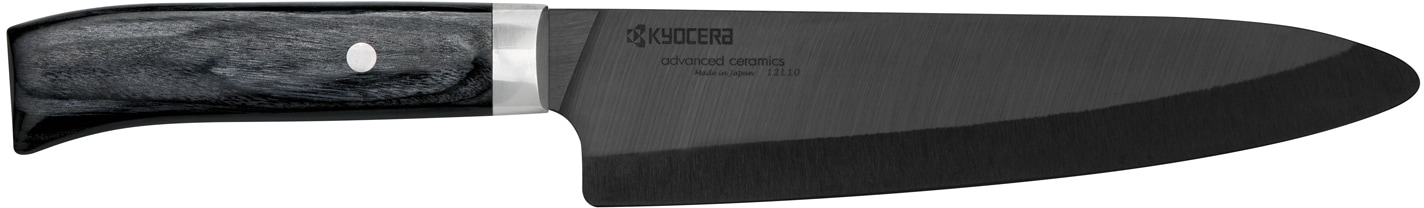 KYOCERA Kochmesser "JAPAN", (1 tlg.), extrem scharf, aus Zirkoniakeramik, handgeschliffen, Klinge 18 cm