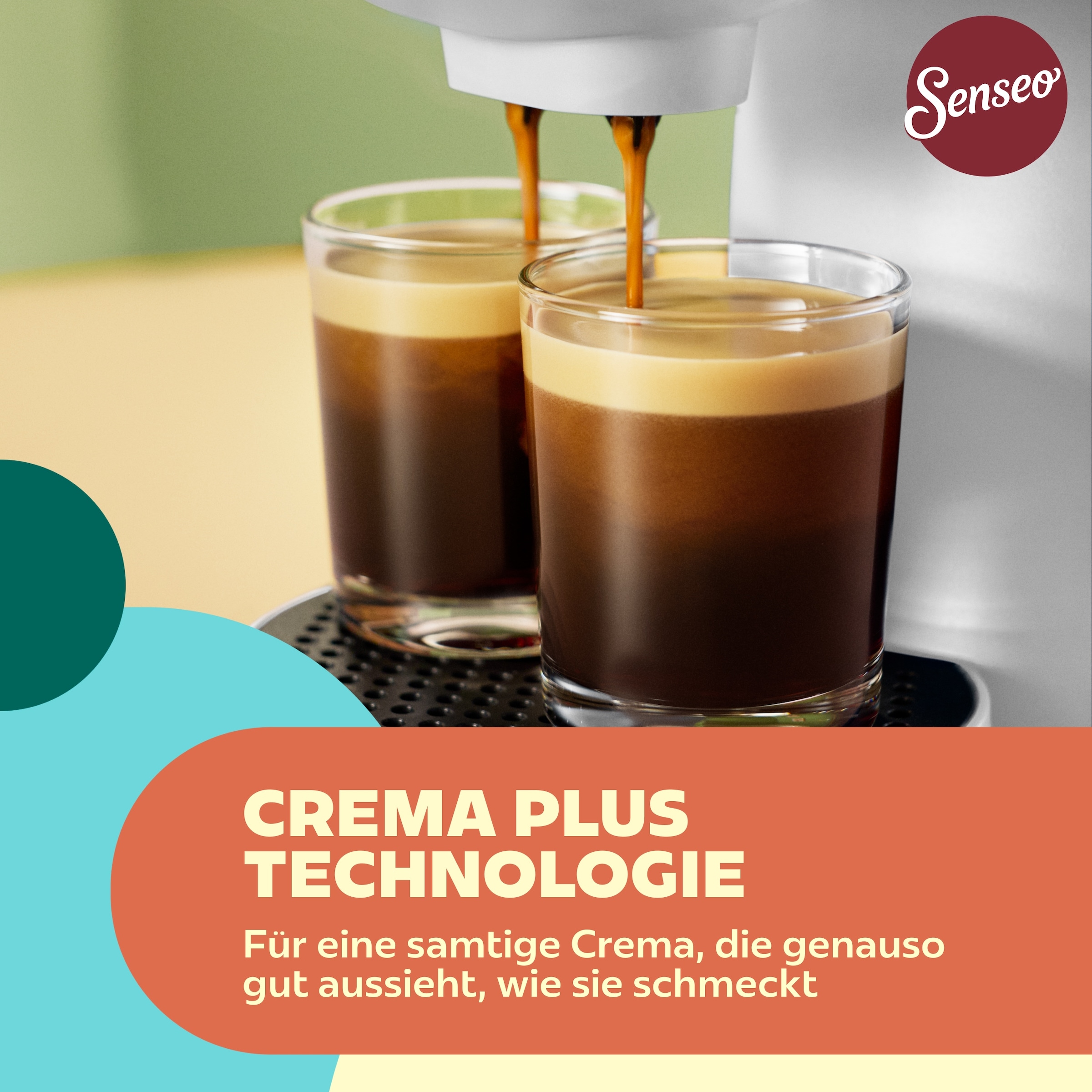 Philips Kaffeepadmaschine »Vibe CSA225/50, mit zwei Kaffee-Einstellungen« kompakt; mit Memory-Funktion u. 0,9-Liter herausnehmbarem Wassertank