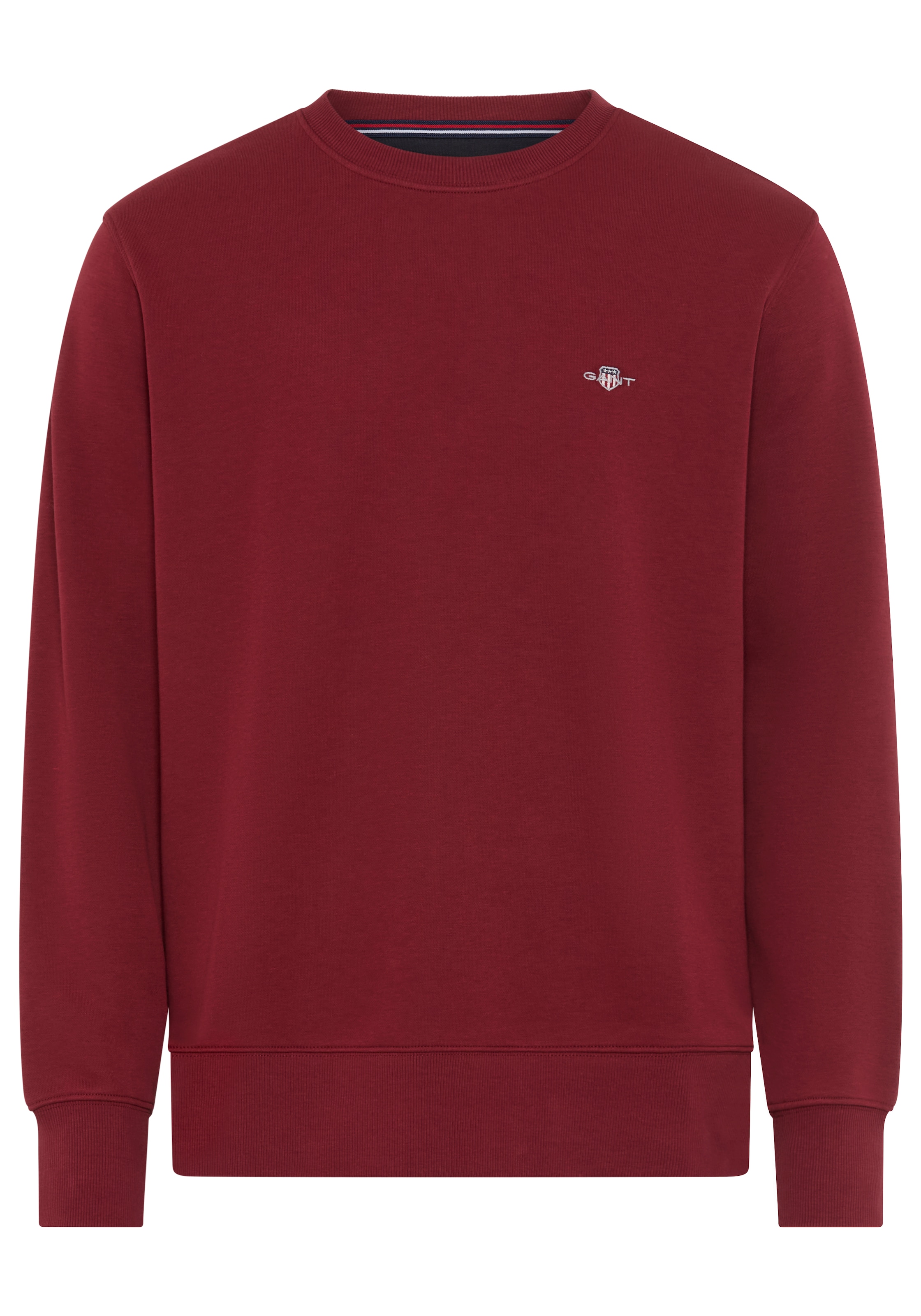Gant Sweatshirt "REG SHIELD C-NECK SWEAT", mit Logostickerei auf der Brust günstig online kaufen