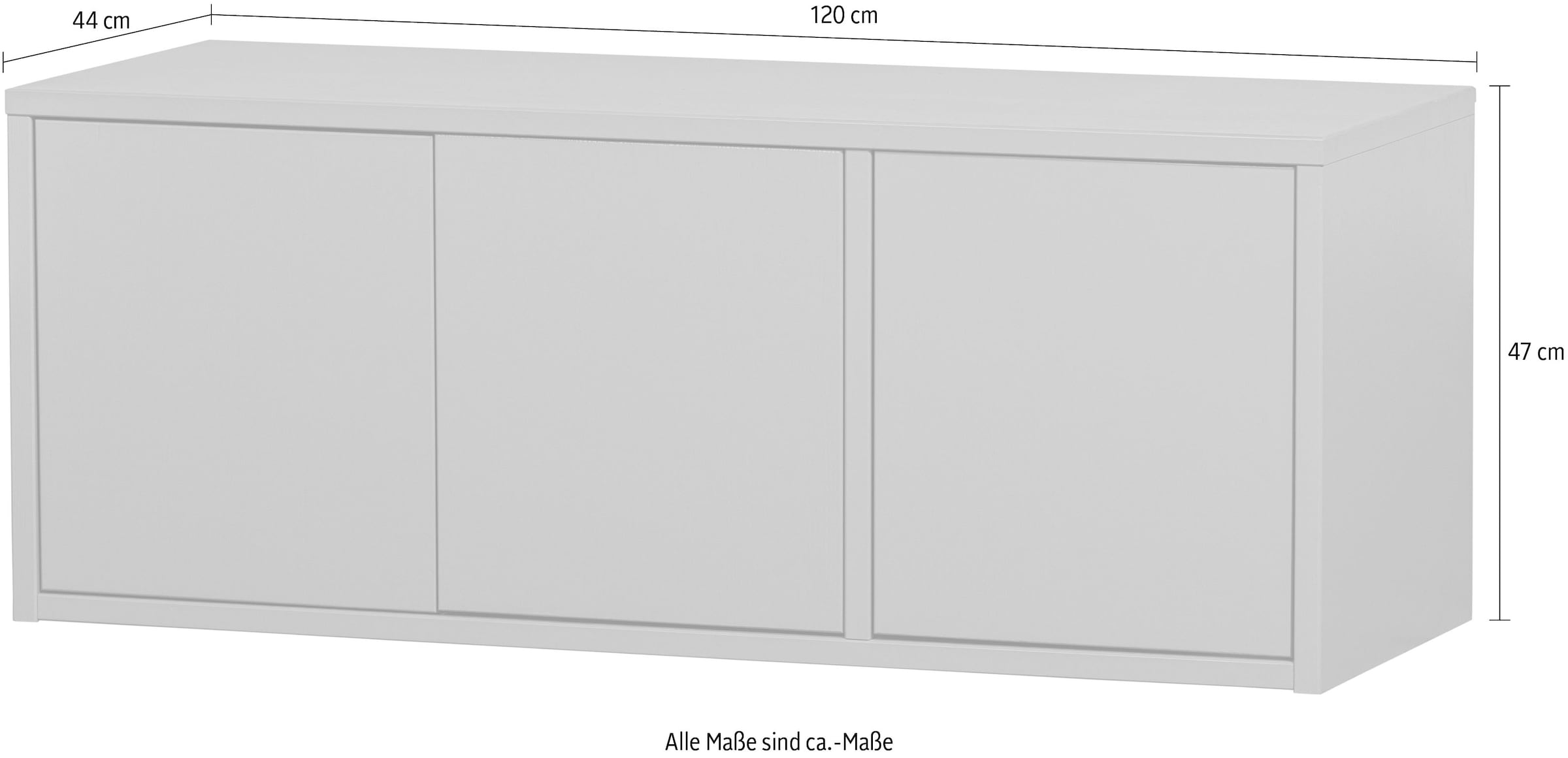 WOOOD Lowboard »Turner TV-Board«, TV-Kommode mit Kabeldurchführung, Breite 120 cm