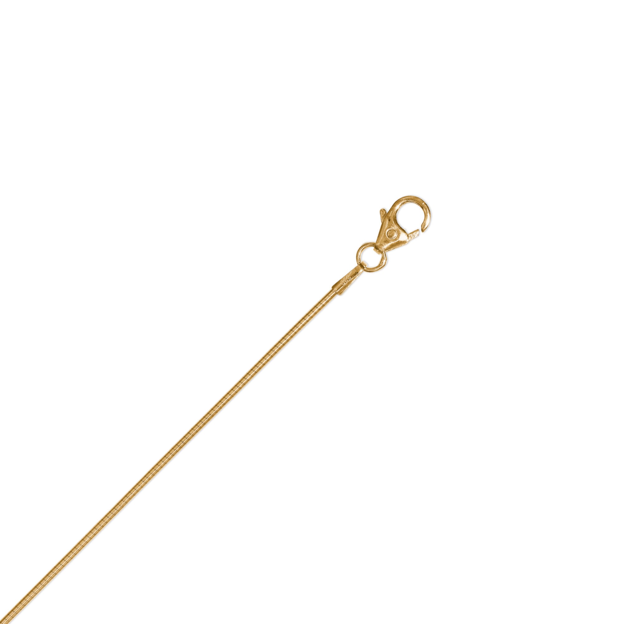 Goldkette »Halskette aus 333 Gelbgold Ø 1 mm«, Damen Gold Schmuck Tonda rund Reif