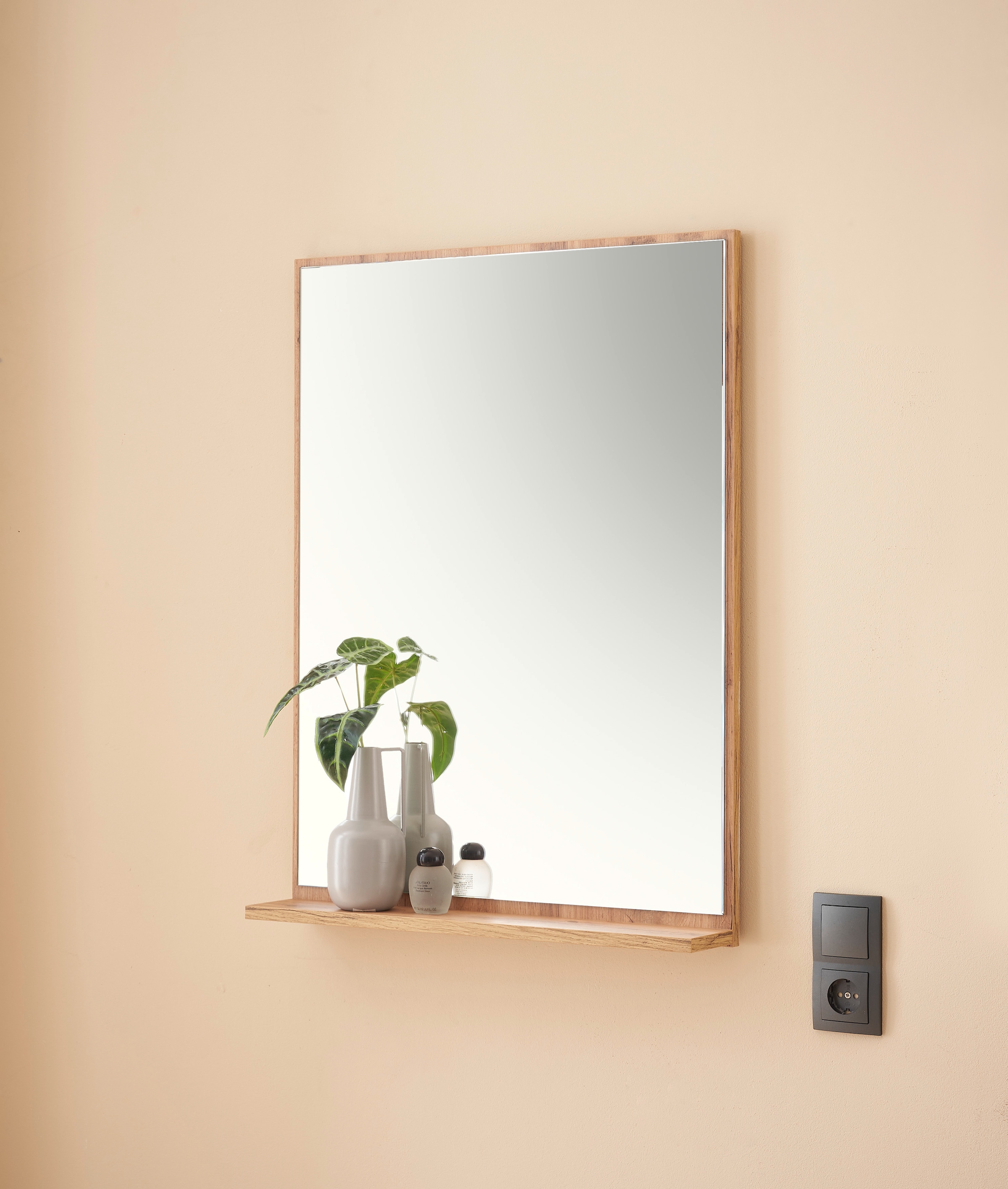 Home affaire Badspiegel "CITY/GIRON, Spiegel in Wotan Eiche, Wandspiegel im günstig online kaufen