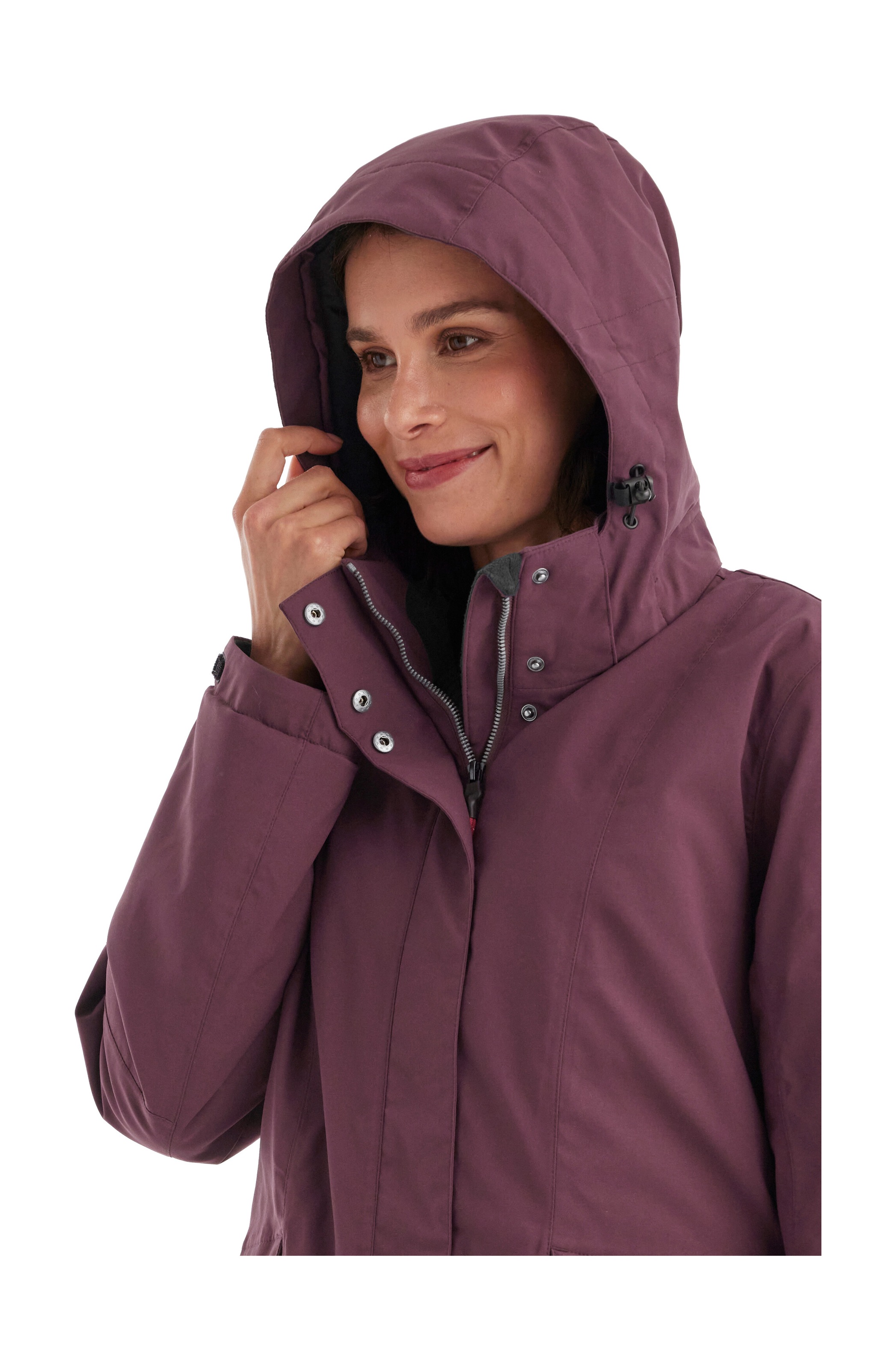 Killtec Funktionsjacke »Damen Jacke«, Wasserdichte, atmungsaktive Damenjacke mit abnehmbarer Kapuze