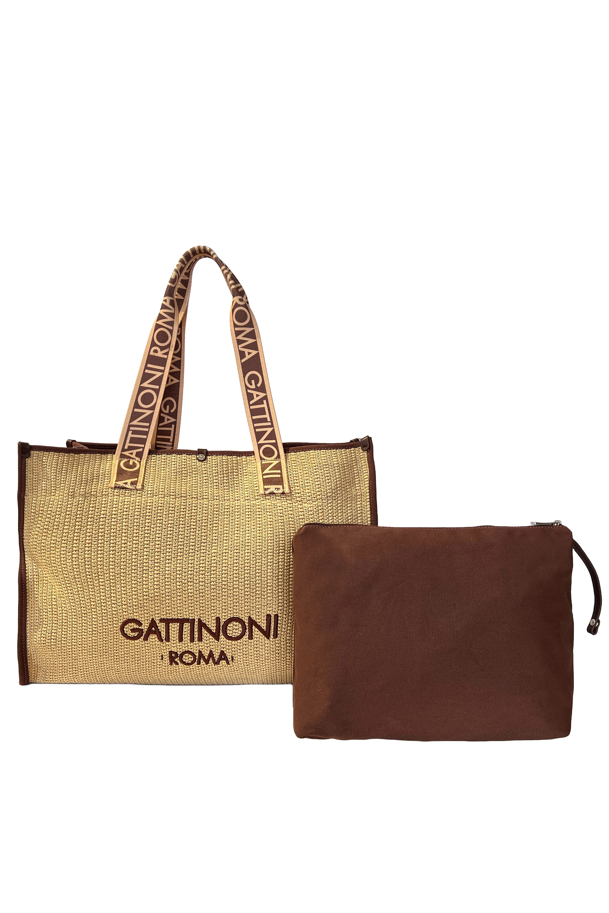 Gattinoni Tragetasche "Jane Raffia Large Shopping Bag Damen" Tragetasche Damen, Shopper, Strandtasche, Fashion, Lifestyle, Sale