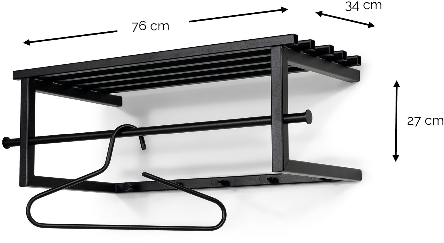 Spinder Design Garderobenleiste »MARCO Wandgarderobe«, (1 St.)