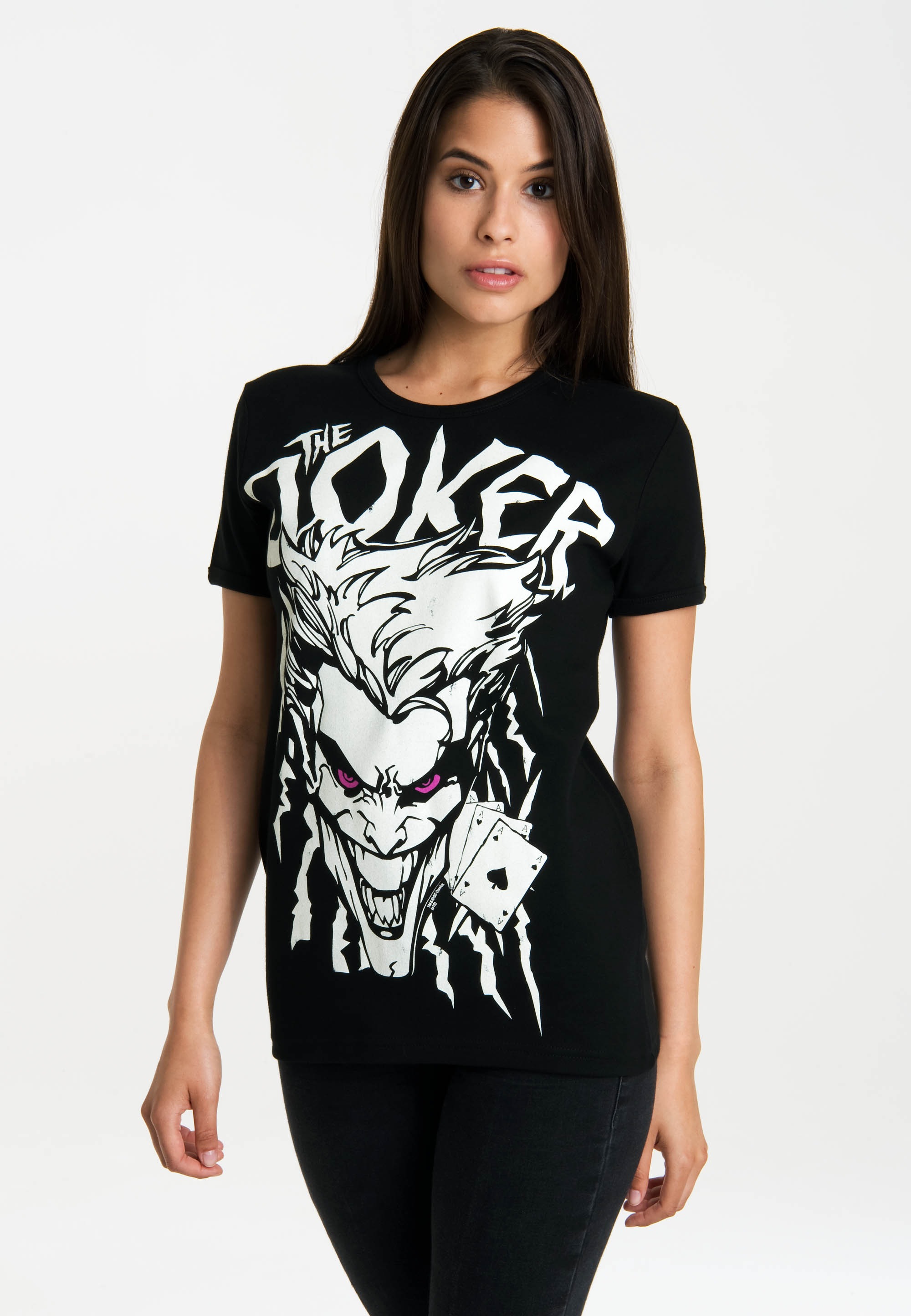 LOGOSHIRT T-Shirt »The Joker«, mit lizenziertem Originaldesign online  kaufen | BAUR