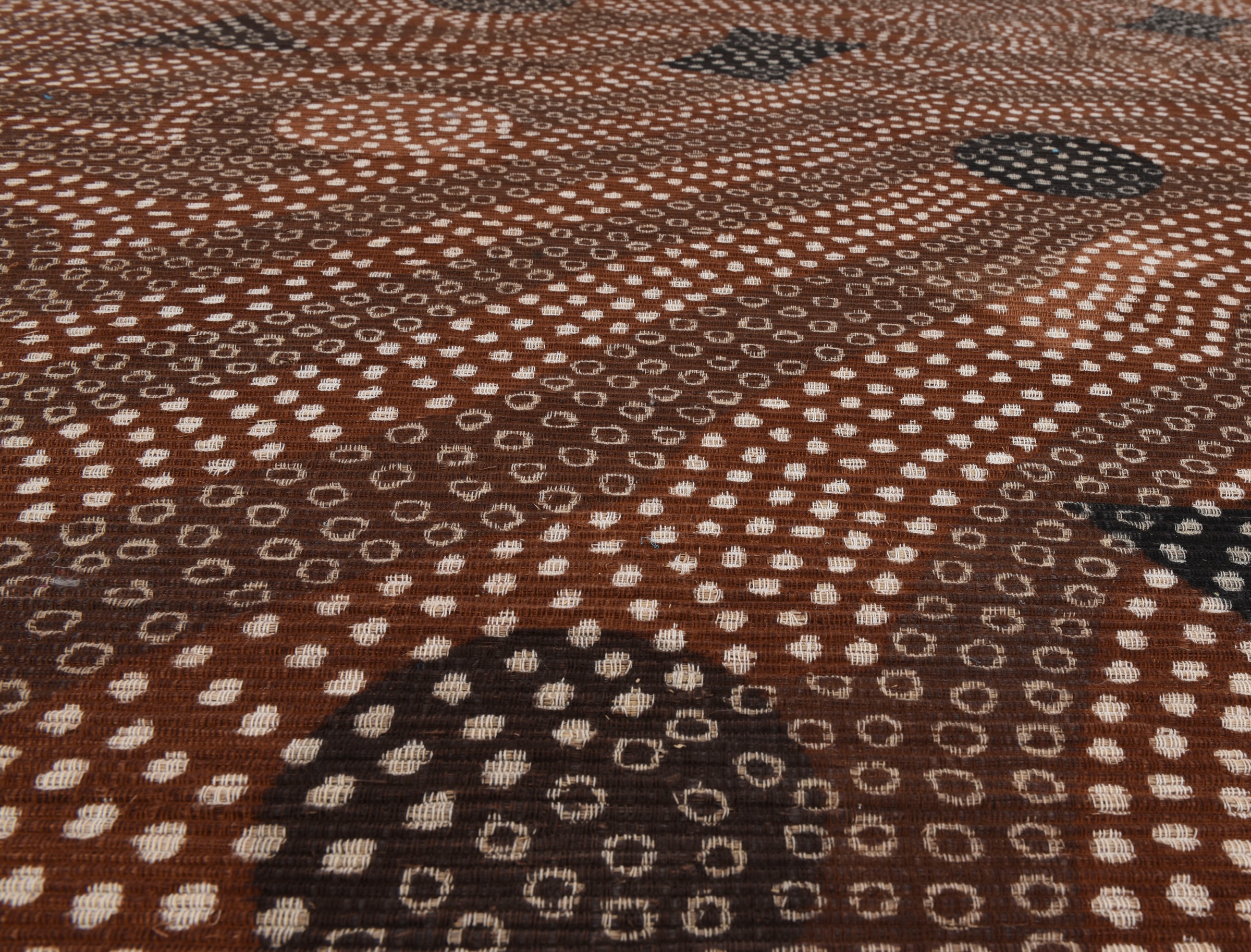 DIE HAUSKUNST Teppich »Dakan«, rechteckig, 4 mm Höhe, Flachgewebe, handgewebt, mit Fransen