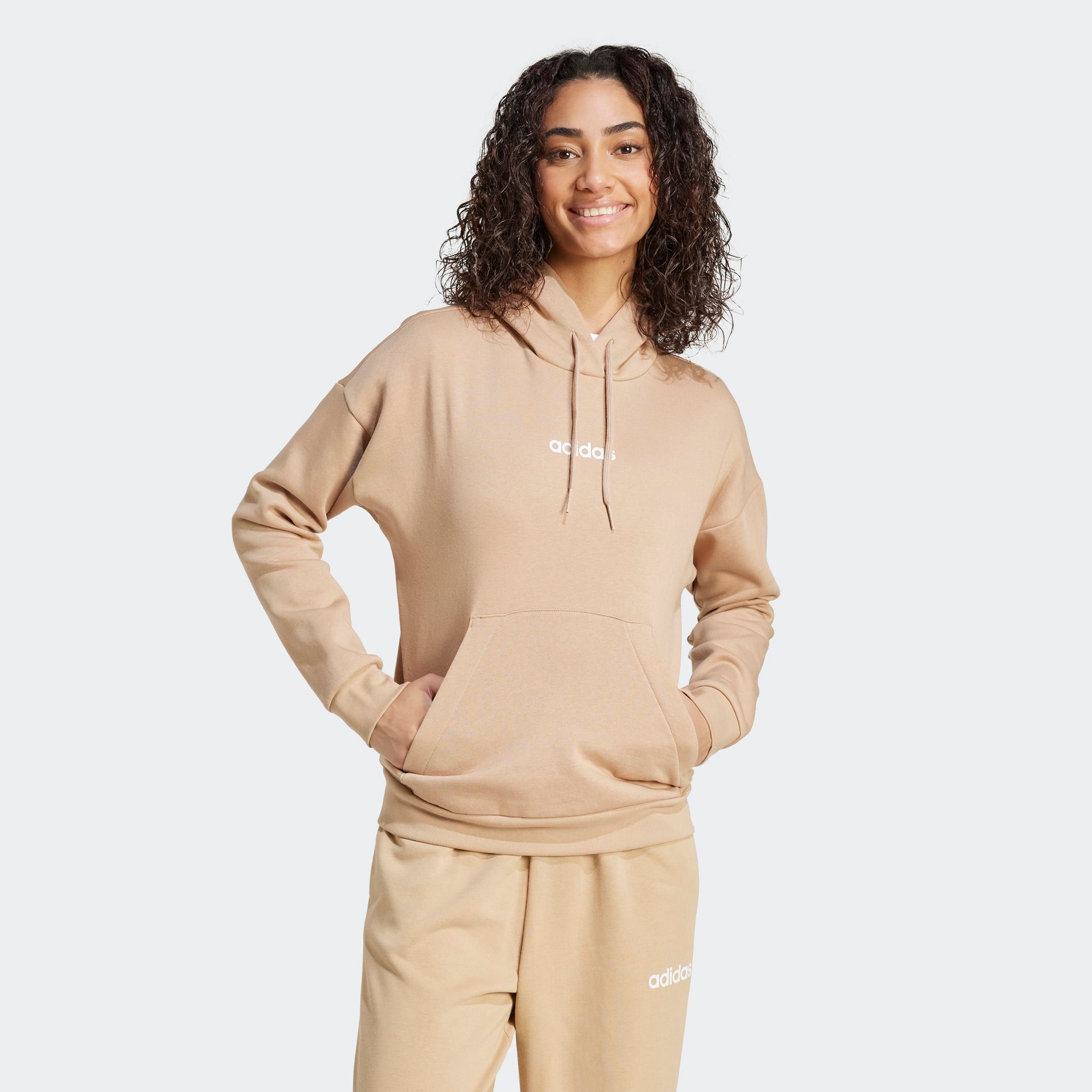 adidas Sportswear Kapuzensweatshirt "ESSENTIALS LINEAR HOODIE", für sportliche Aktivitäten und Alltag, lockere Passform