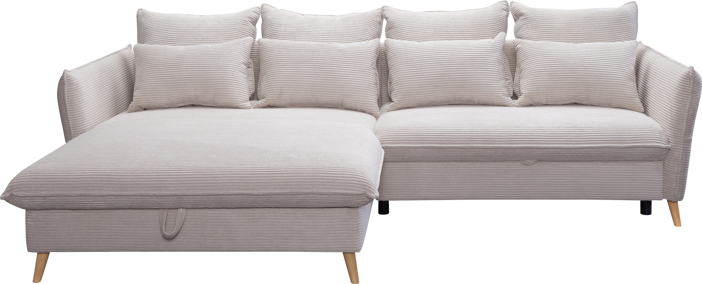 exxpo - sofa fashion Ecksofa "WALPY, elegant & modern, bequem, schmale Arml günstig online kaufen