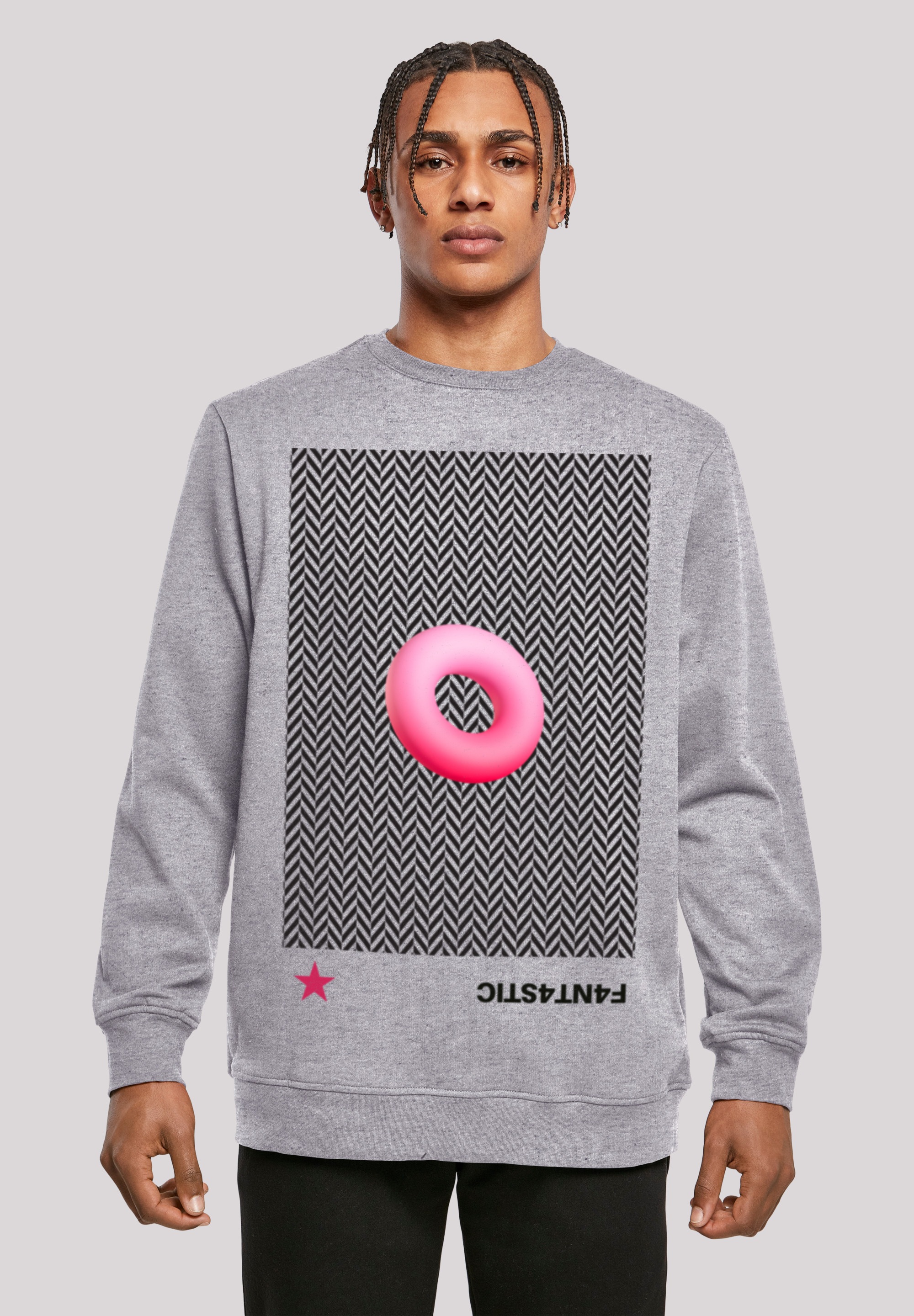 F4NT4STIC Kapuzenpullover "3D PINK RING", Print