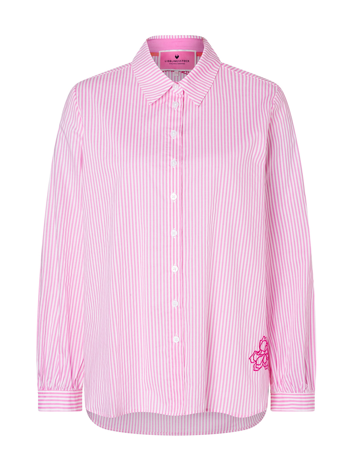 Lieblingsstück Klassische Bluse »RaccaliL« aus 100% Baumwolle