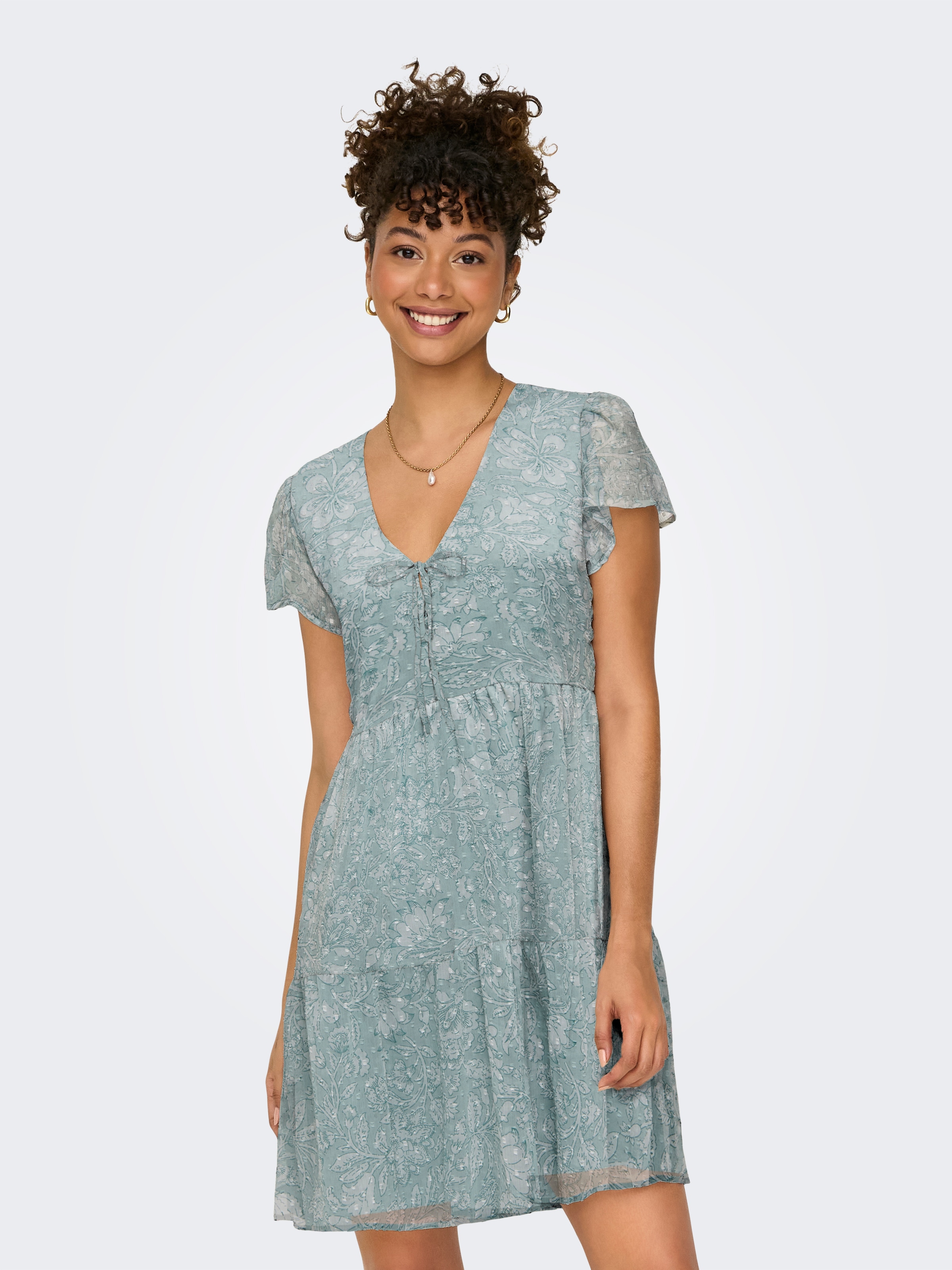 ONLY Minikleid "ONLAIDA ELISA LIFE DOBBY DRESS WVN" günstig online kaufen