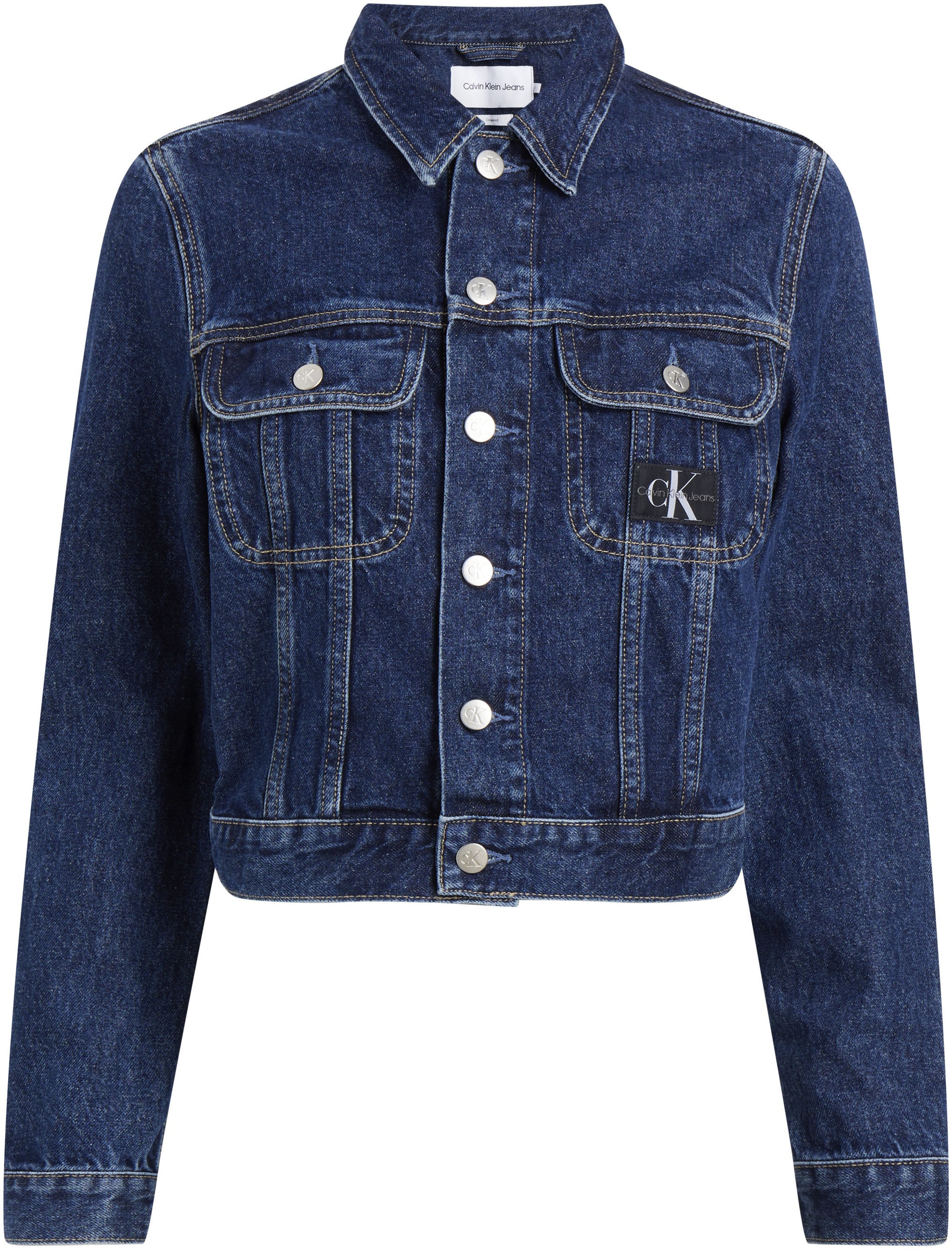 Calvin Klein Jeans Jeansjacke »CROPPED 90'S DENIM JACKET«, mit Logopatch