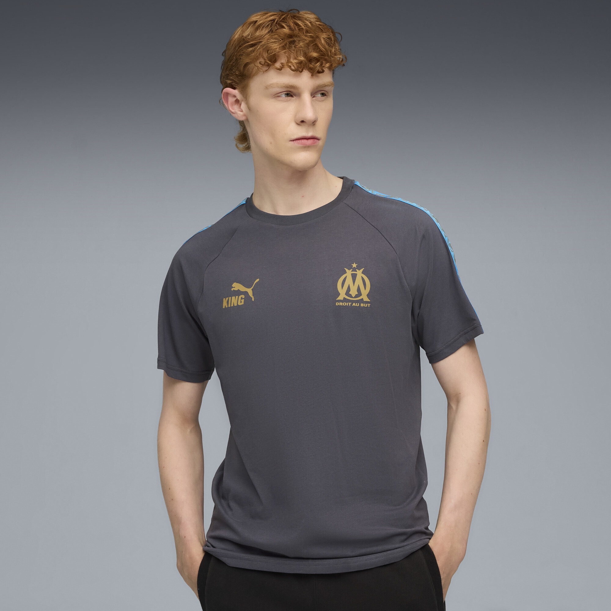PUMA T-Shirt »Olympique de Marseille KING T-Shirt Herren«