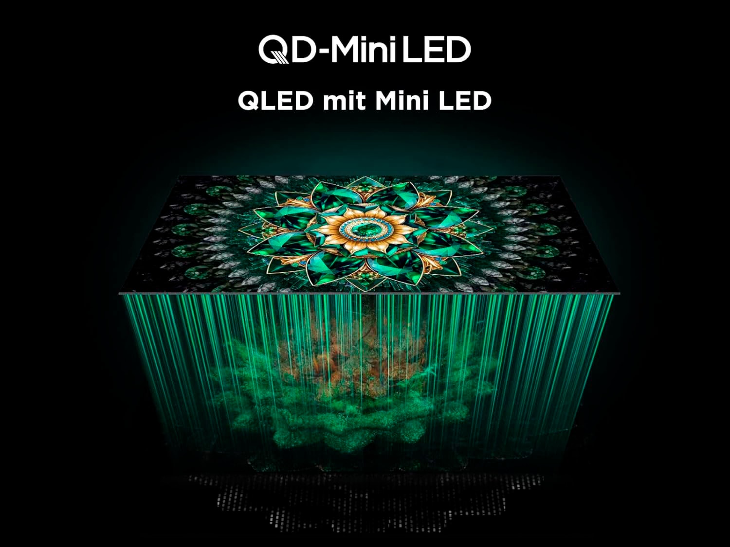 TCL QLED Mini LED-Fernseher »85Q7CX2«, Smart-TV-Google TV, Audio von Bang & Olufsen, Präzises Dimming, Smart TV, Apple TV, 4K HDR