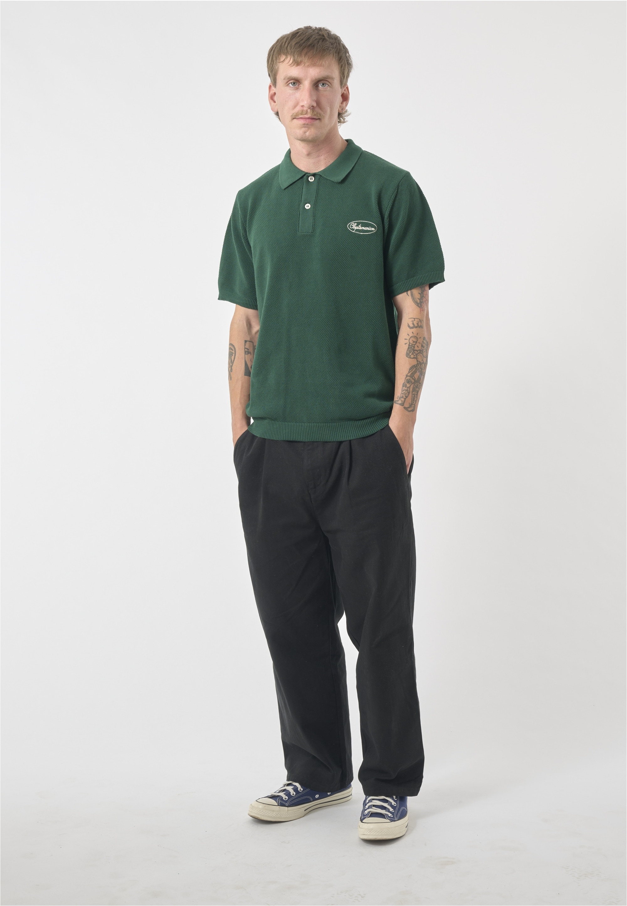 Cleptomanicx Poloshirt »Shirt Dazed«, mit lockerem Schnitt