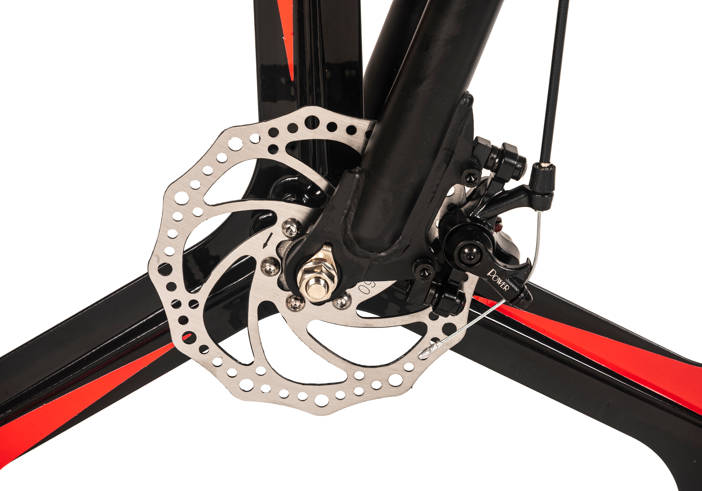 WYLD Mountainbike »Mountainbike Hardtail 26'' Sharp Schwarz-Rot 21 Gänge RH 46 bzw. 51cm«, 21 Gang, Kettenschaltung