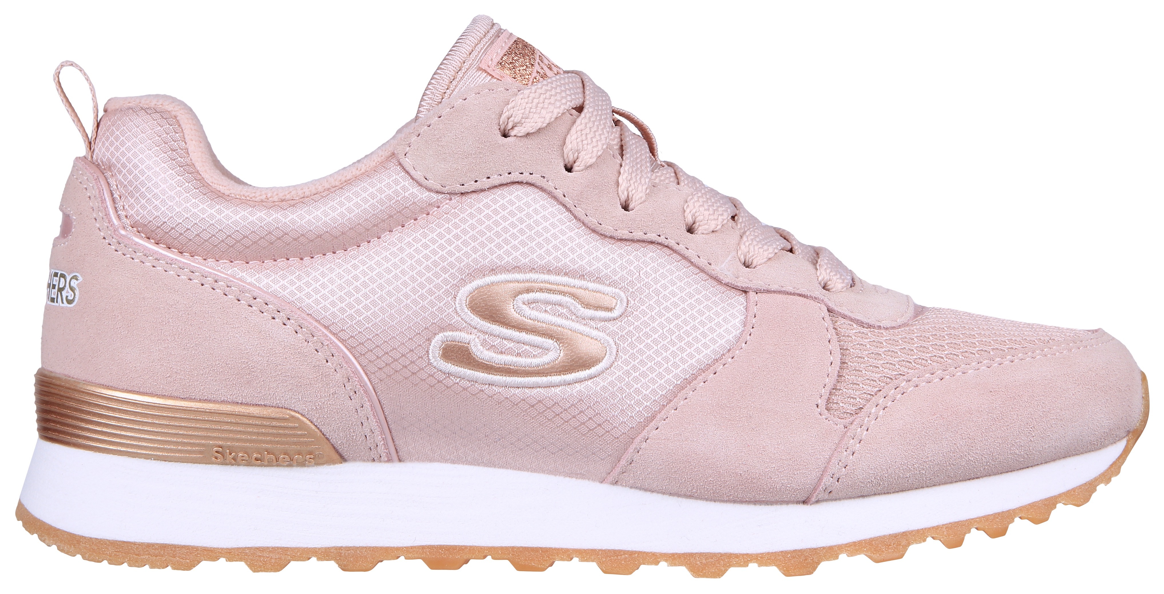 Thumbnail - Skechers "OG 85 - GOLDN GURL" Schnürschuh, Original-Retro-Jogginschuh mit Air-Cooled Memory Foam